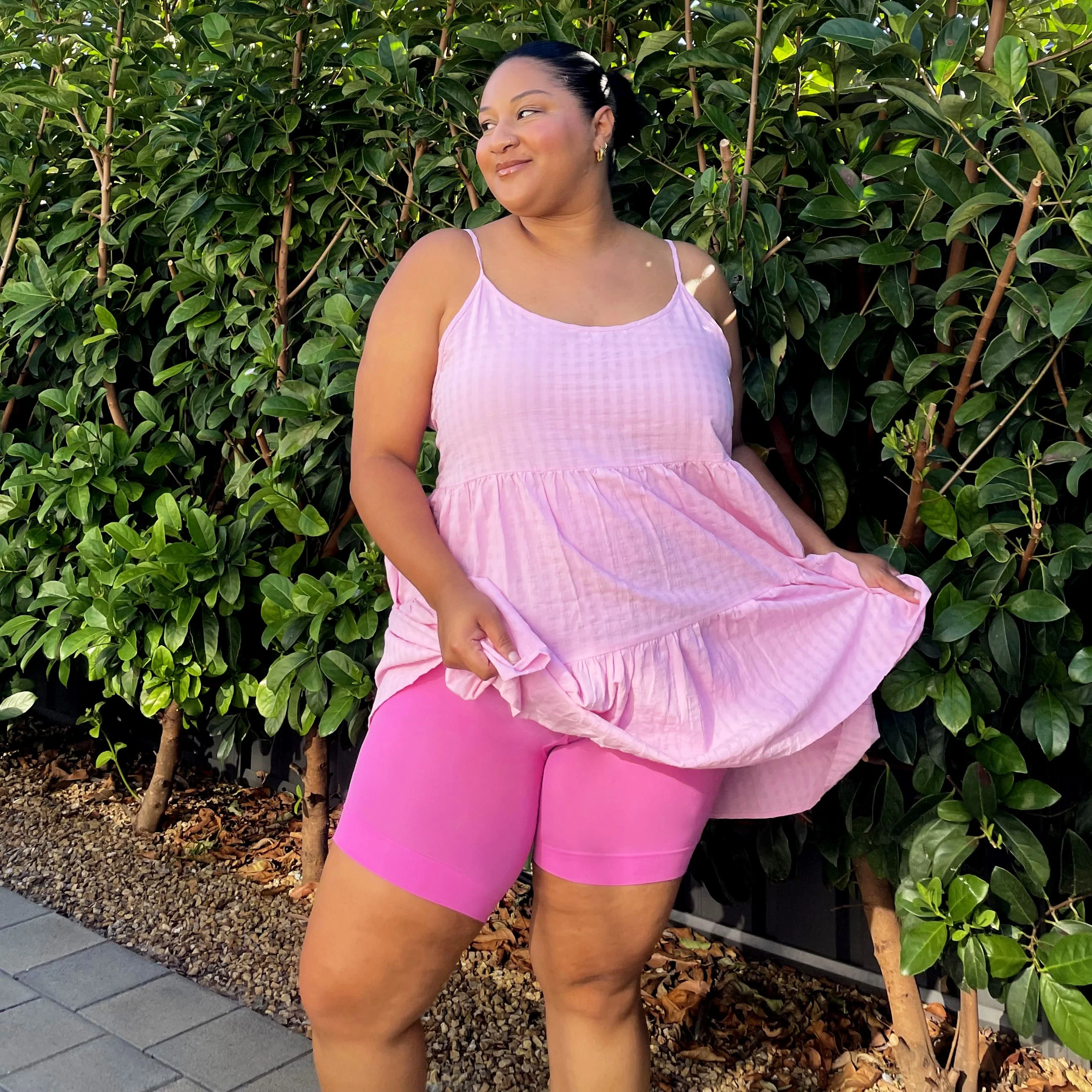 Stay Cool Chub Rub Shorts - Pink Lady - Image 3