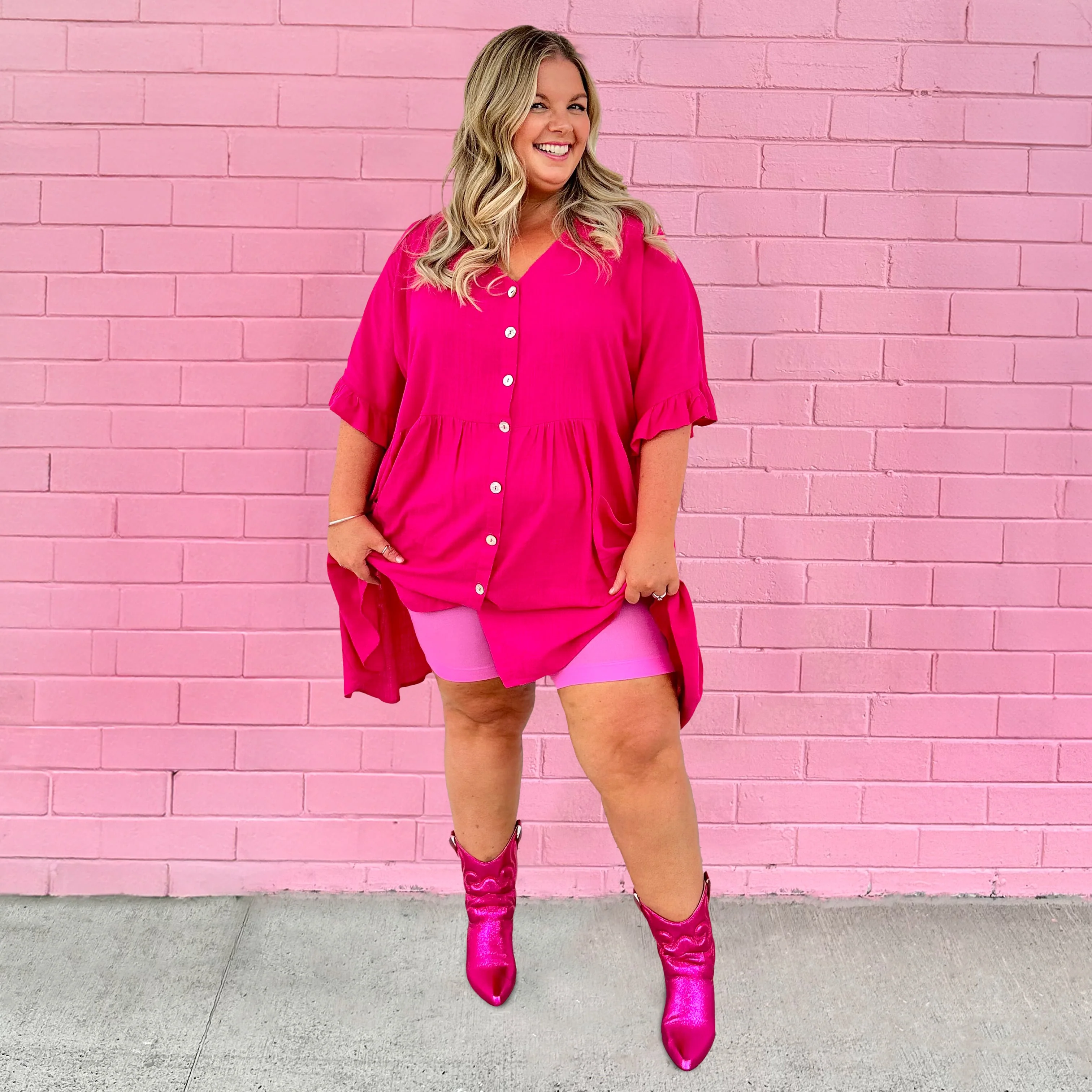 Stay Cool Chub Rub Shorts - Pink Lady - Image 9