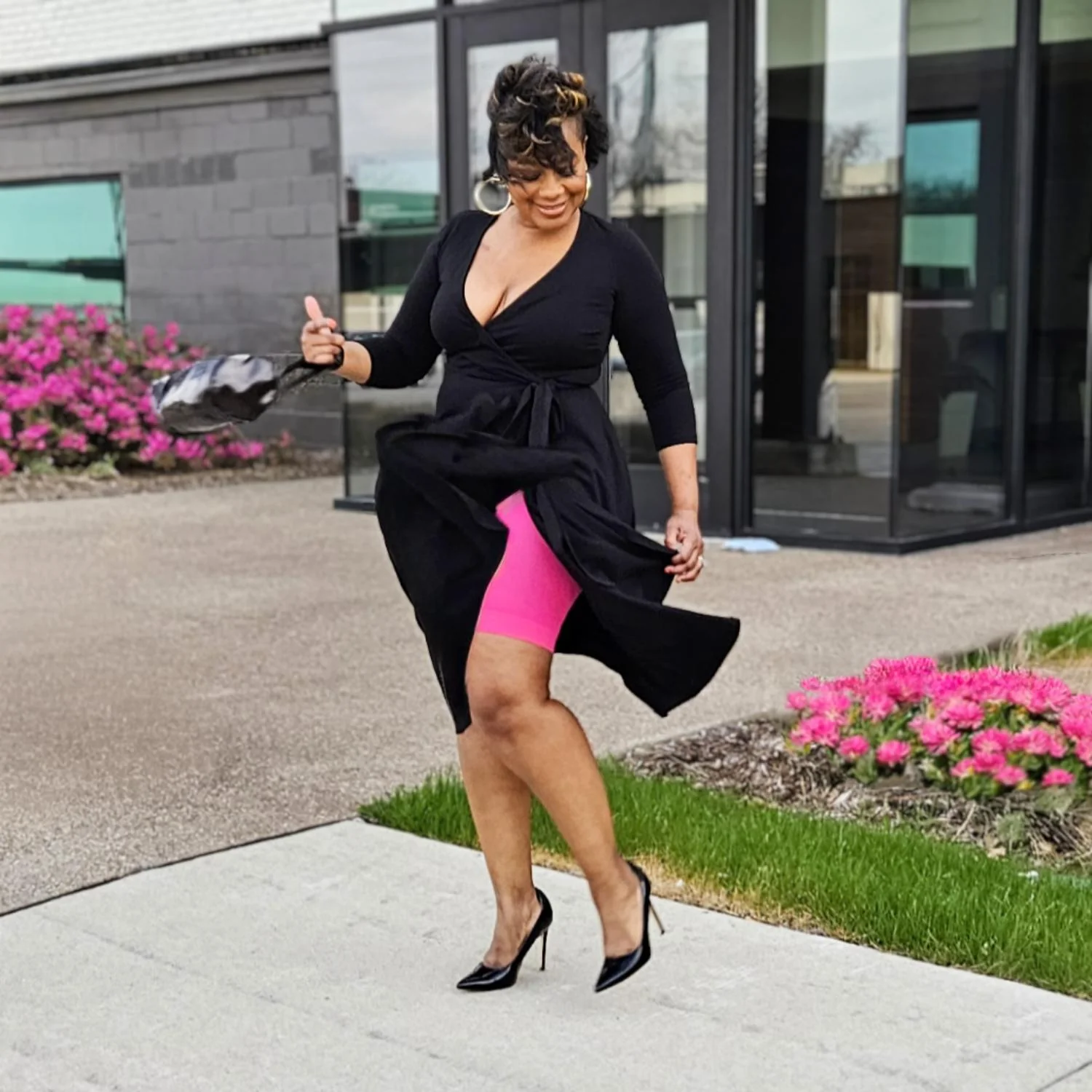 Stay Cool Chub Rub Shorts - Pink Peacock - Image 9