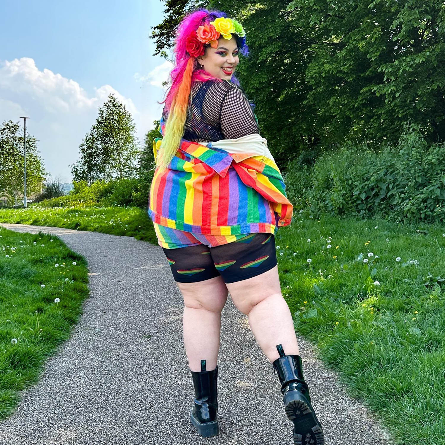 Stay Cool Chub Rub Shorts - Pride Love Is Love - Image 4
