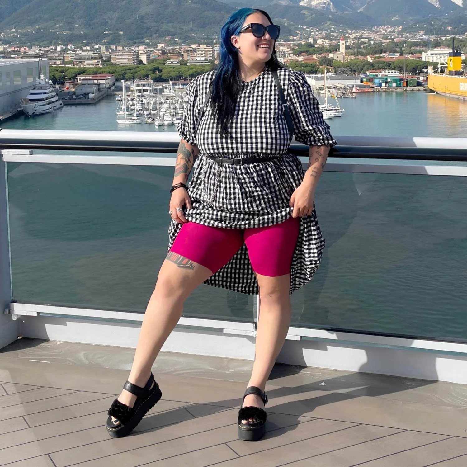 Stay Cool Chub Rub Shorts - Raspberry Pie - Image 9