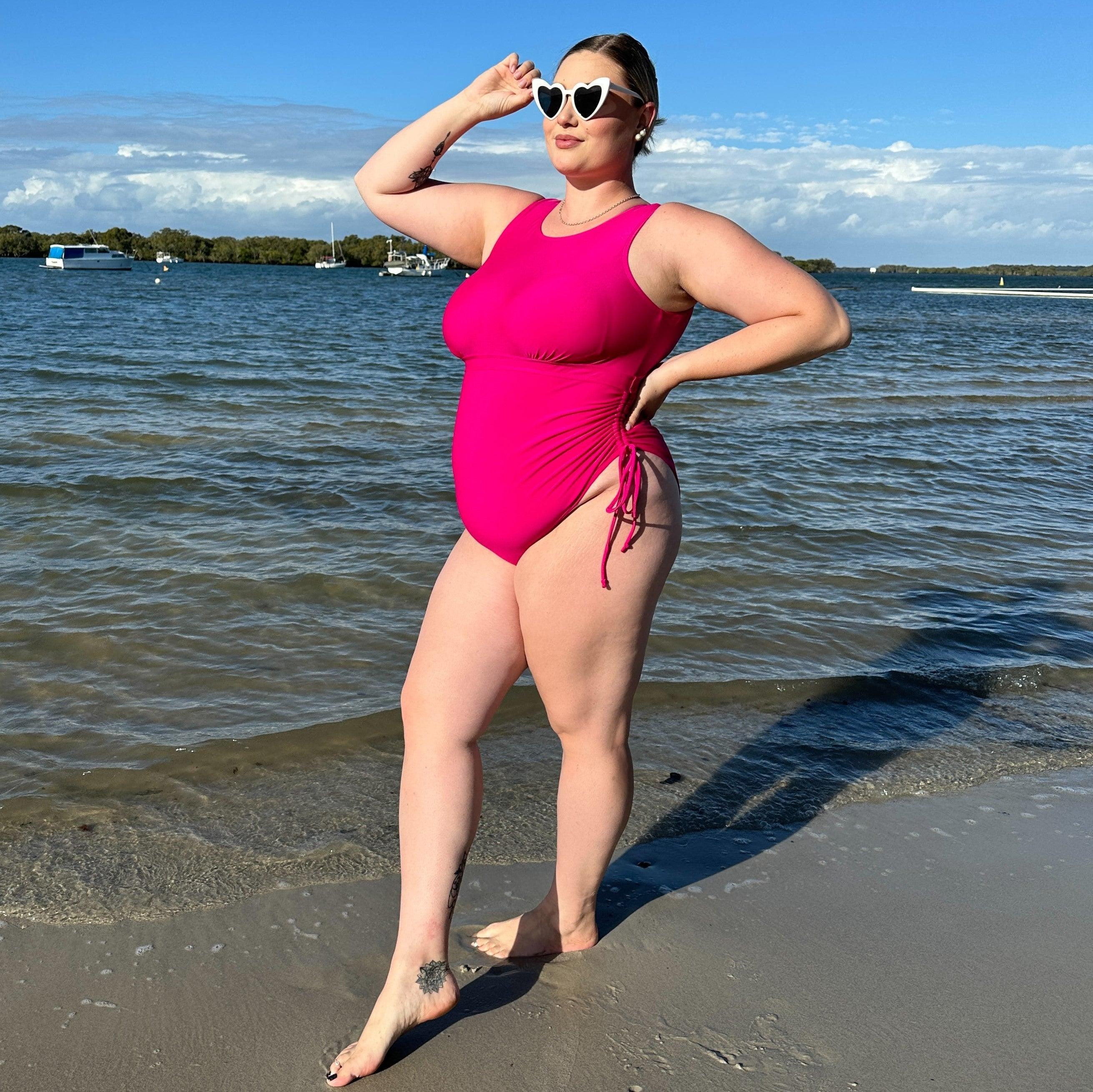 I'll fly with you Swimsuit - Hot Pink - Image 7
