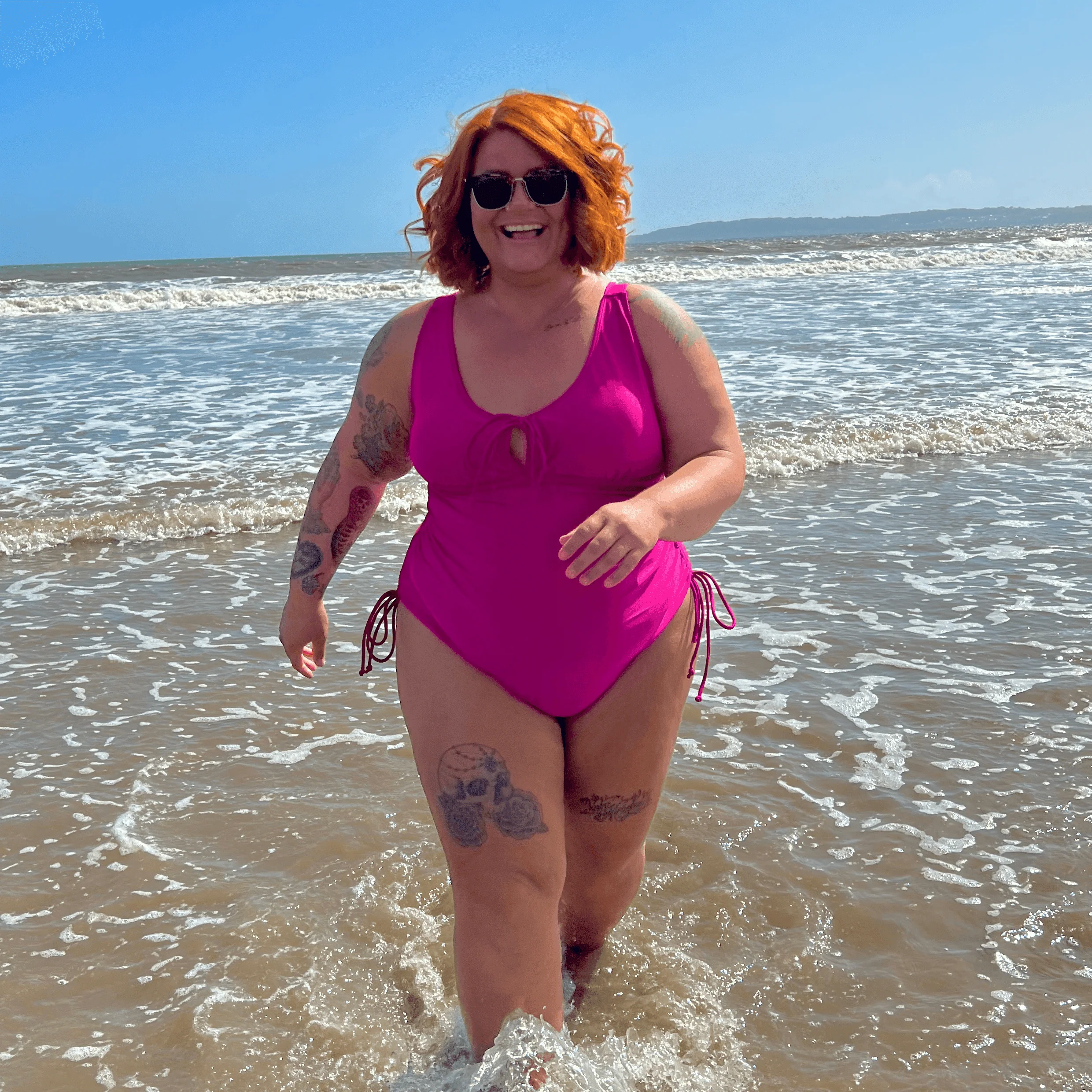 Phone Home Swimsuit - Hot Pink - Image 14