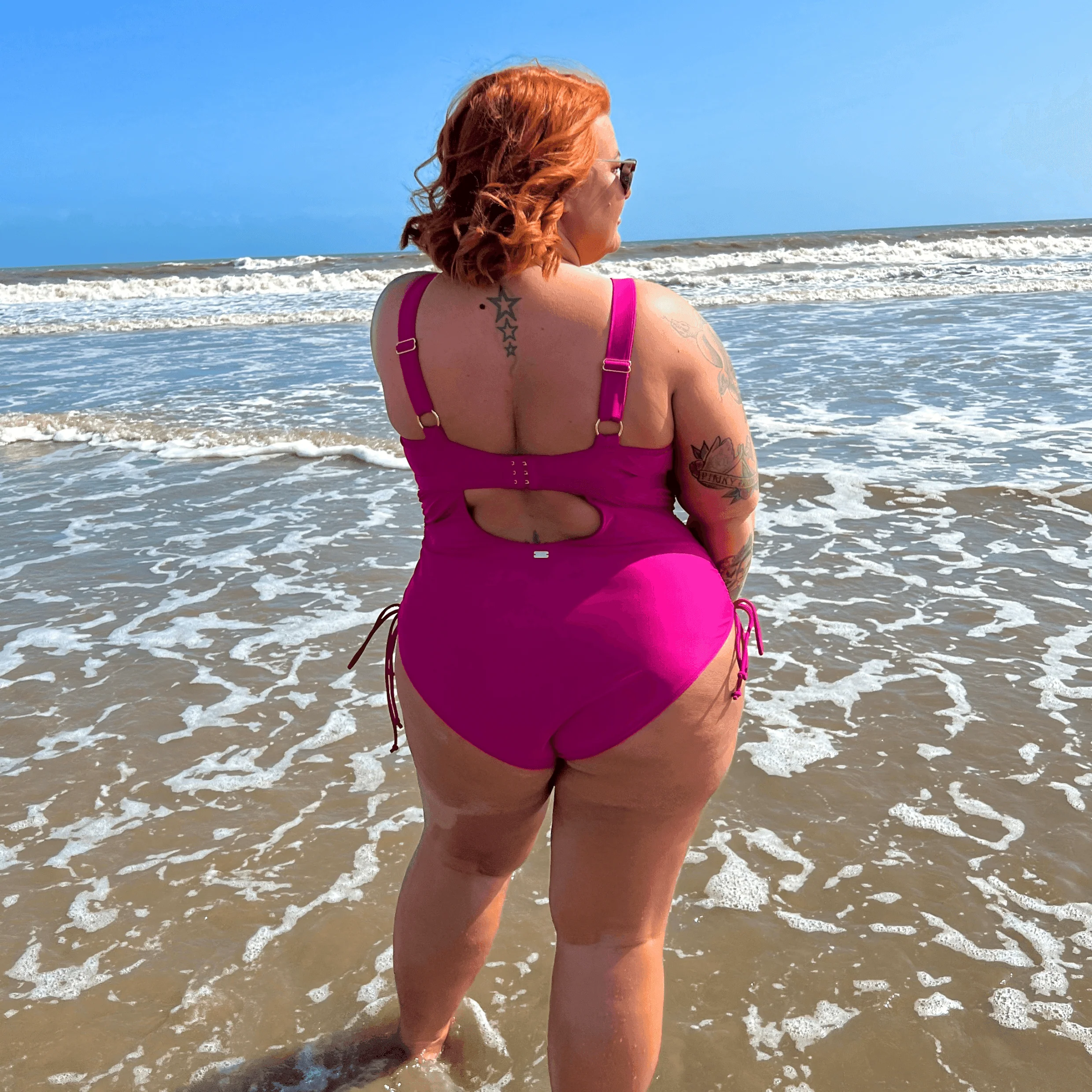 Phone Home Swimsuit - Hot Pink - Image 5