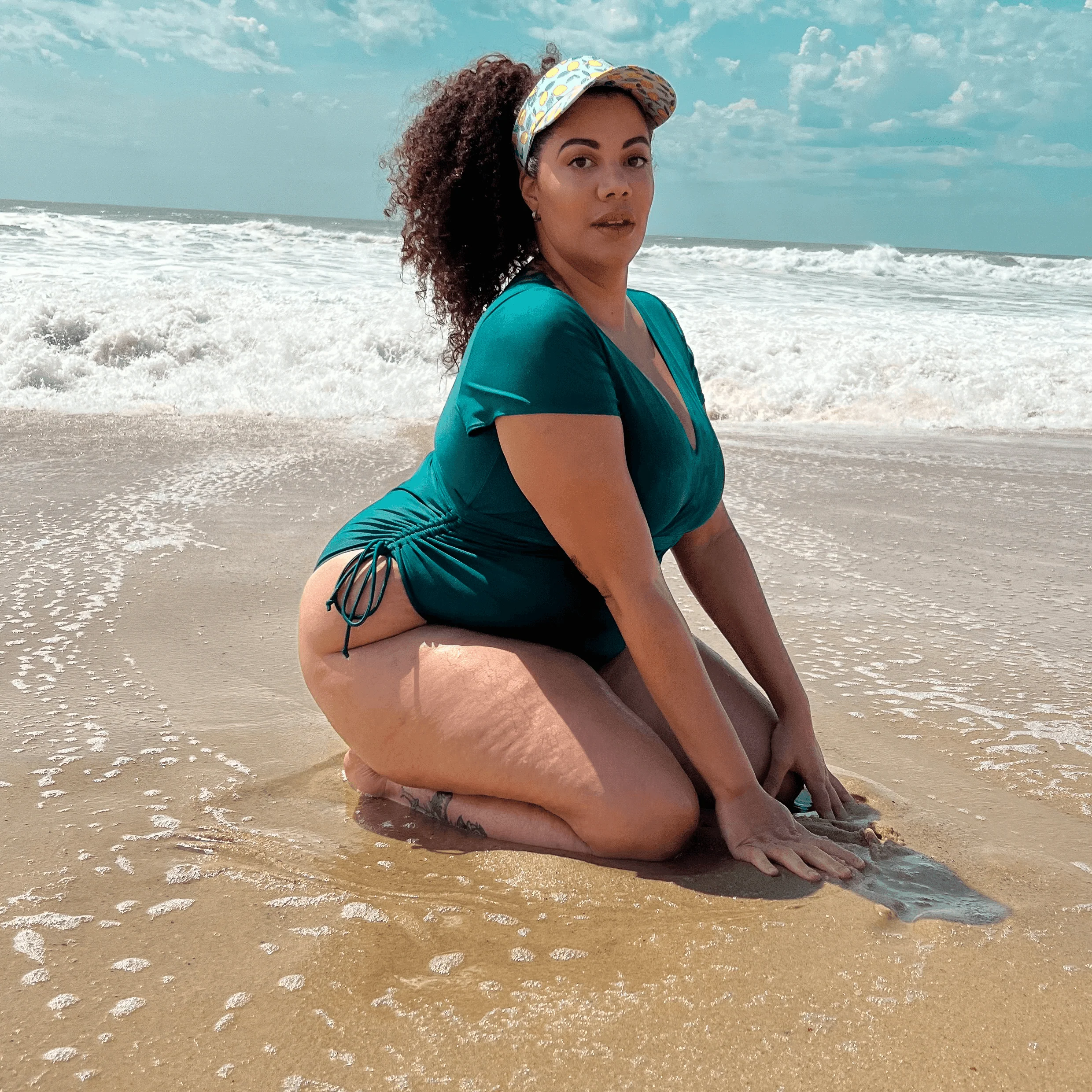 Show me the money Swimsuit - Teal - Image 10
