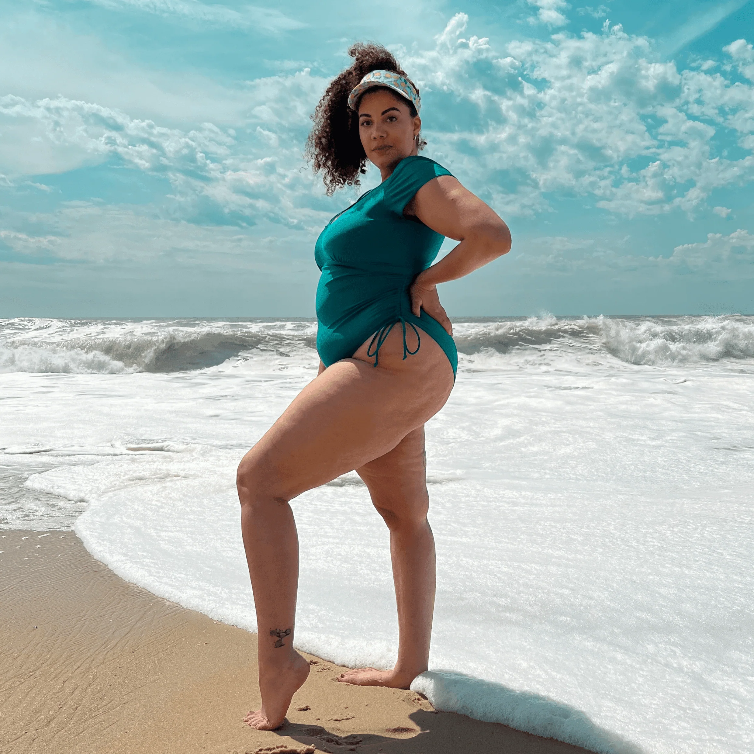 Show me the money Swimsuit - Teal - Image 11
