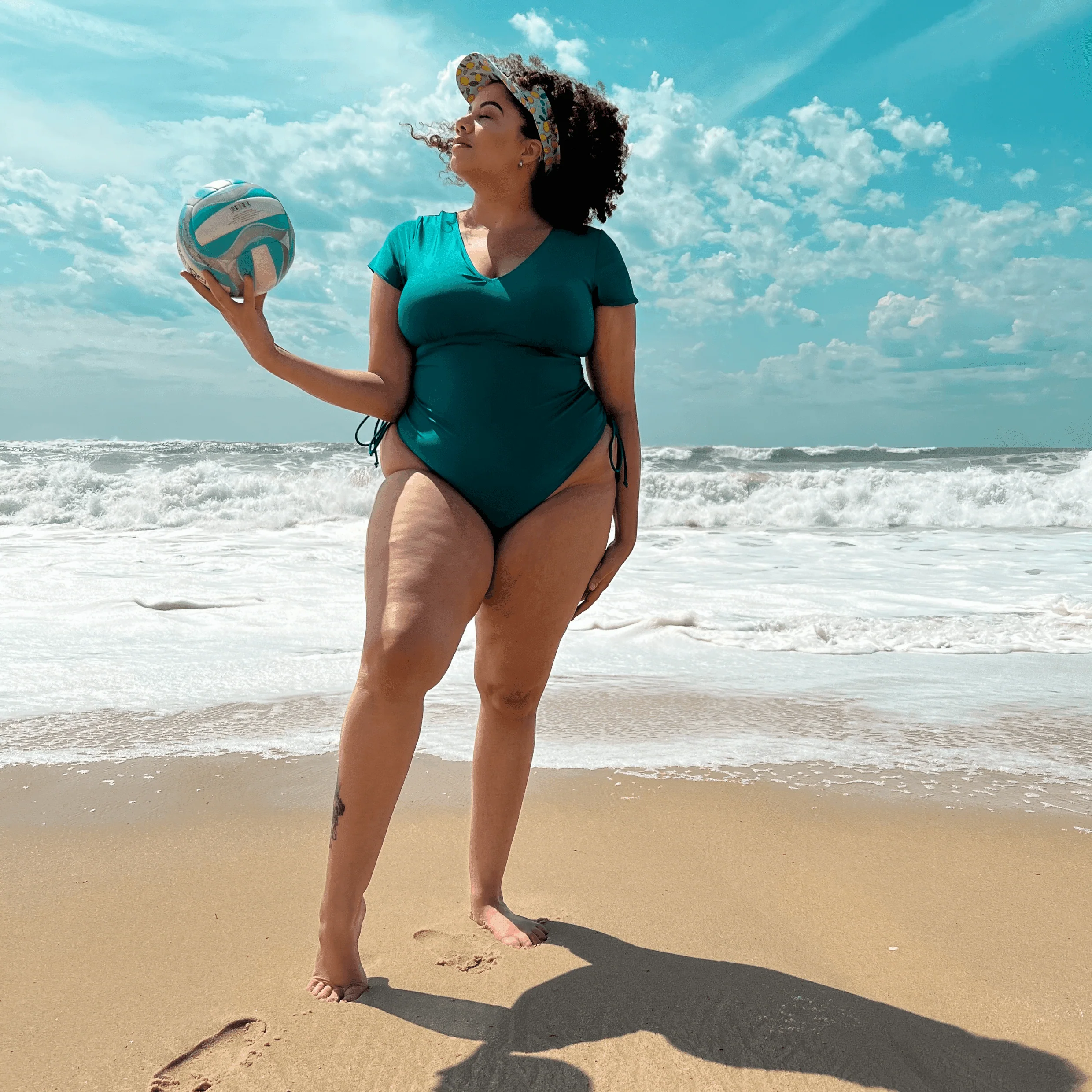 Show me the money Swimsuit - Teal - Image 12
