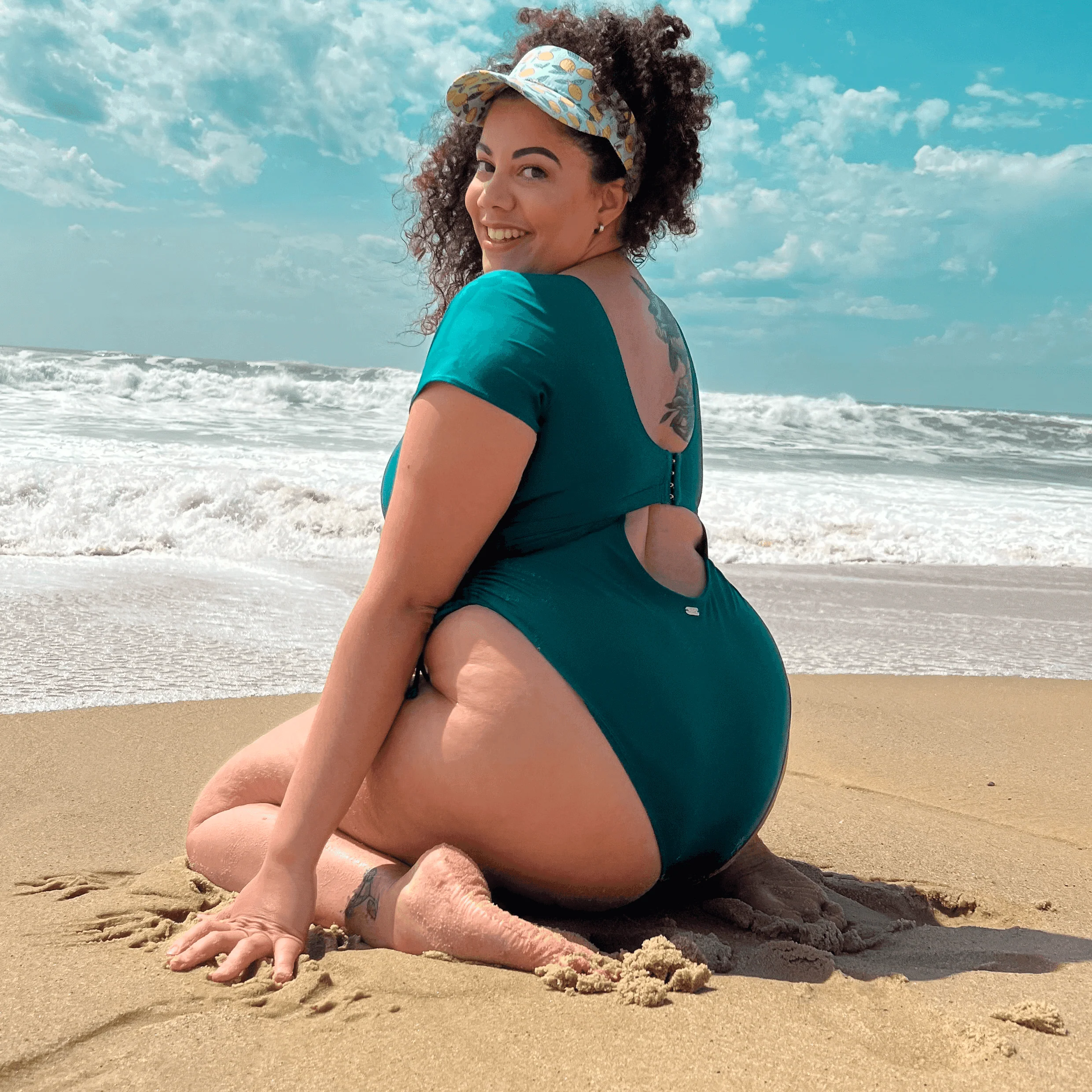 Show me the money Swimsuit - Teal - Image 8