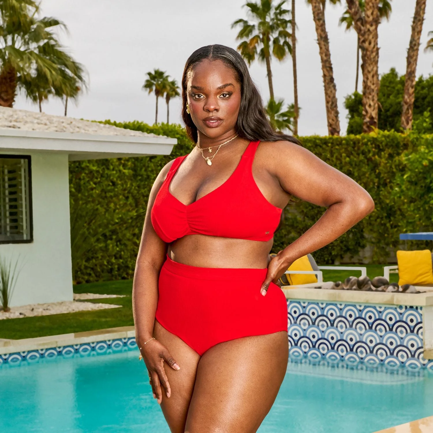 Tidelands Bikini Bottoms - Red - Image 9