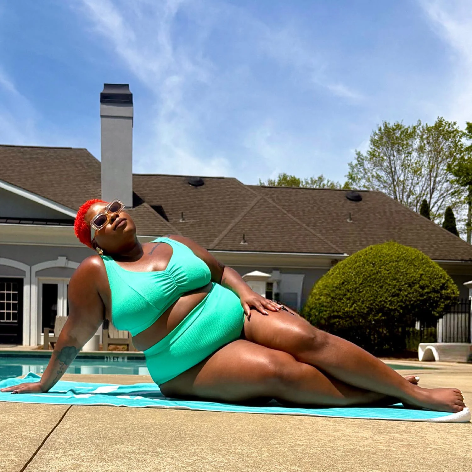 Tidelands Bikini Top - Mint - Image 8