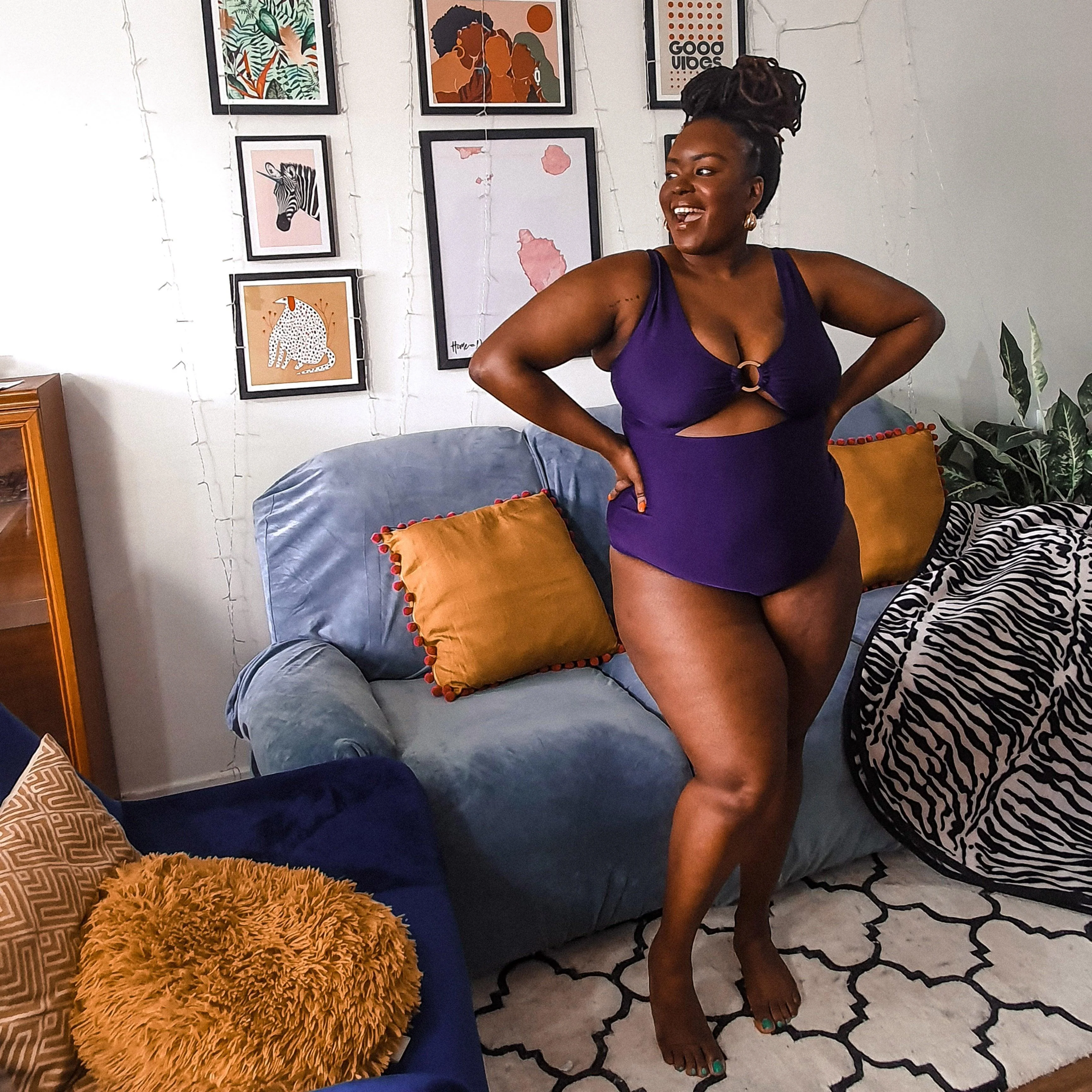 Wax on, Wax off Swimsuit - Purple - Image 4