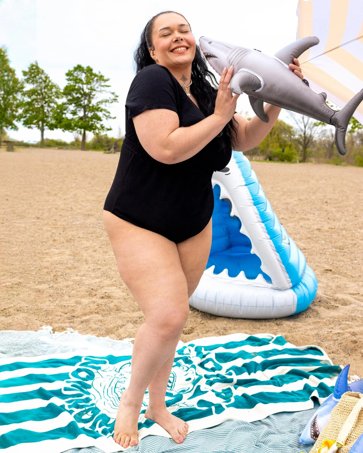 You Got To Yell Swimsuit - Black - Image 12