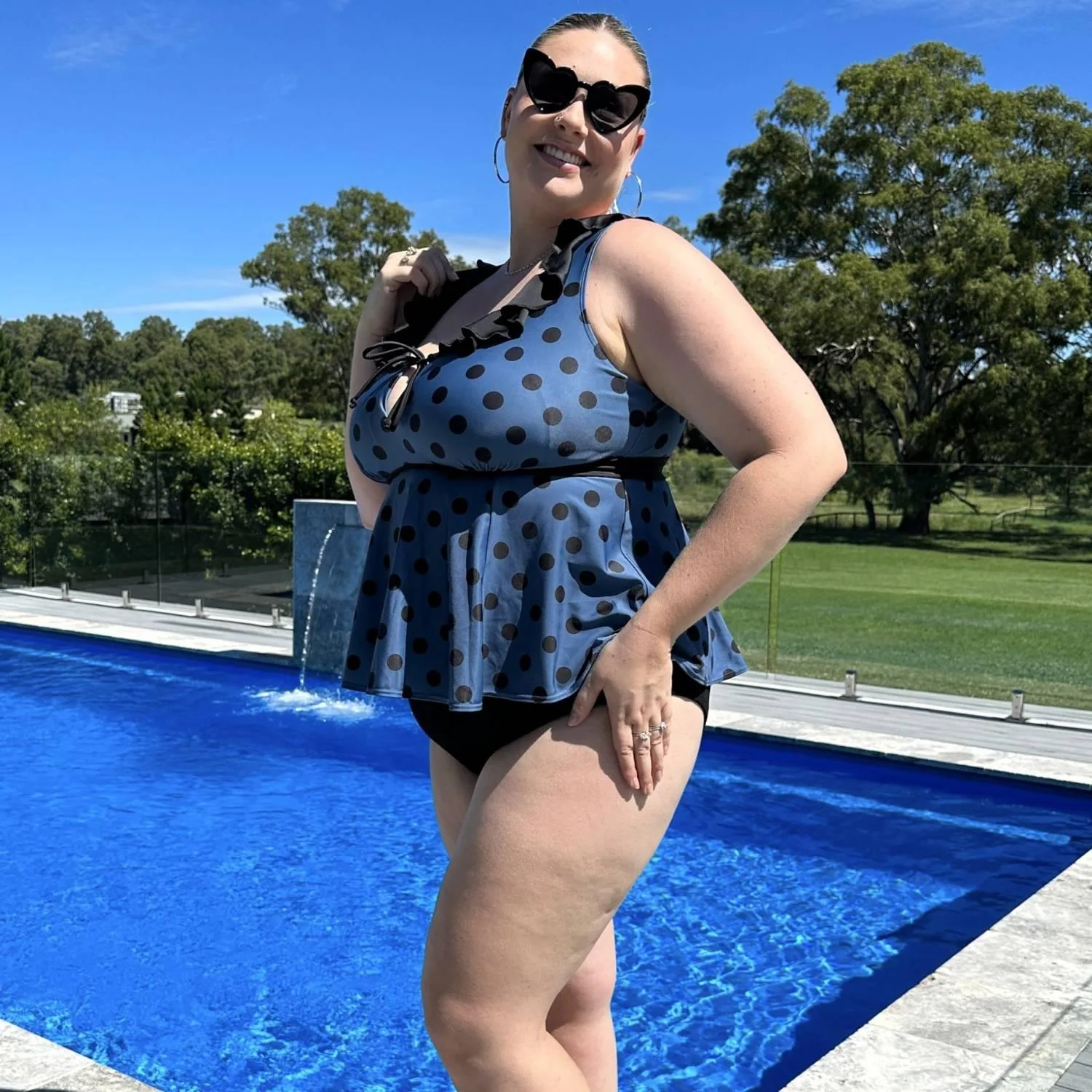Beam Me Up Tankini Top - Polka - Image 10