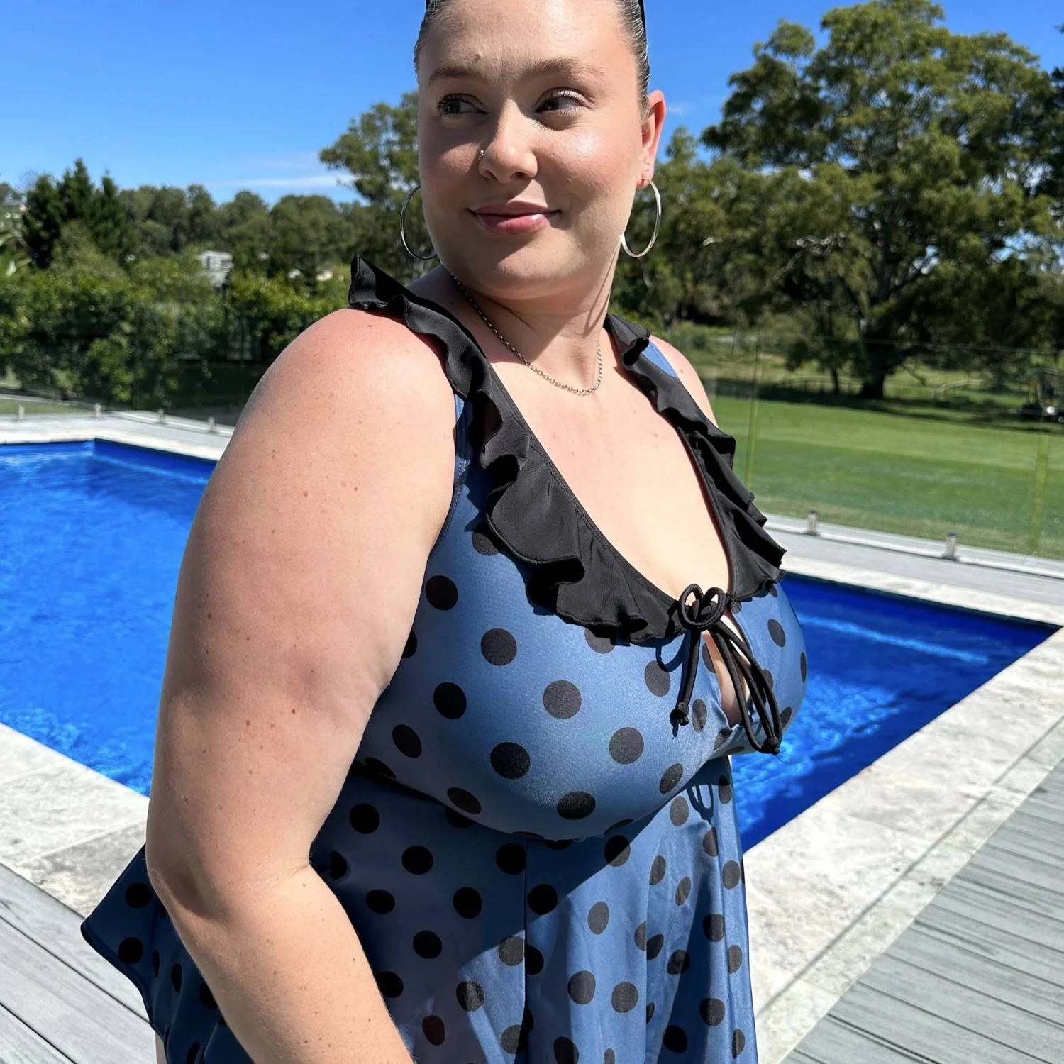 Beam Me Up Tankini Top - Polka - Image 17