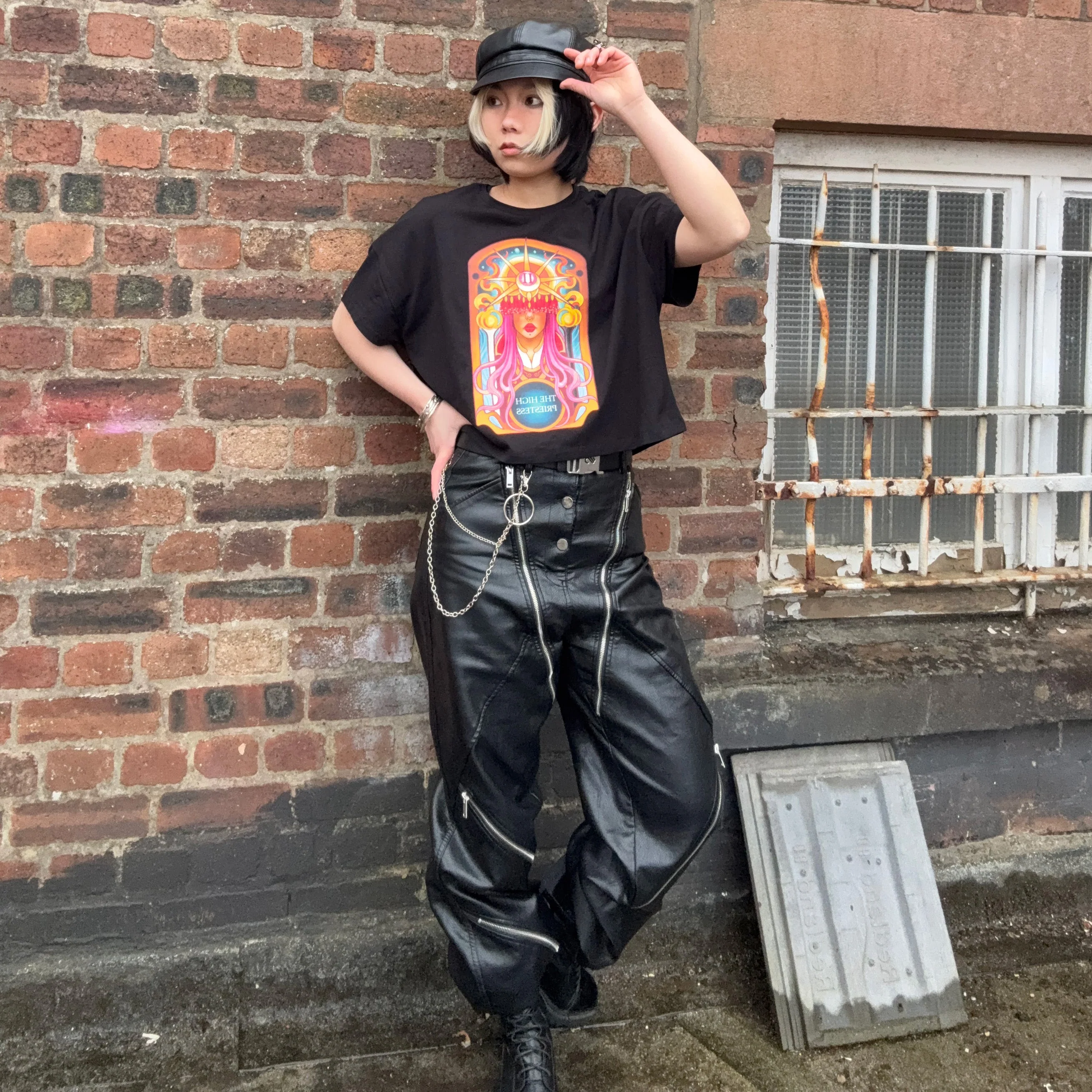 Major Arcana Boxy Tee - II The High Priestess - Image 12