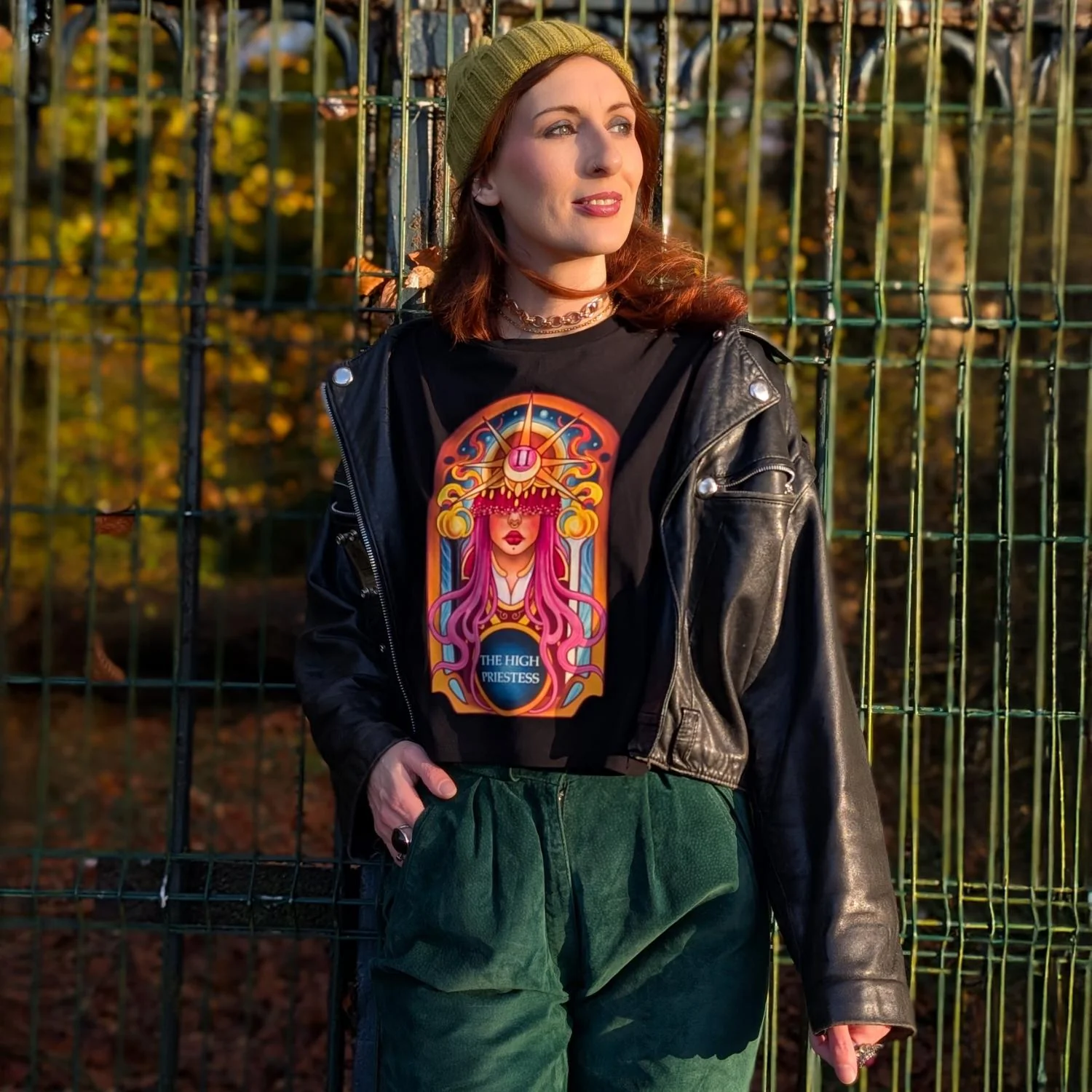 Major Arcana Boxy Tee - II The High Priestess - Image 6