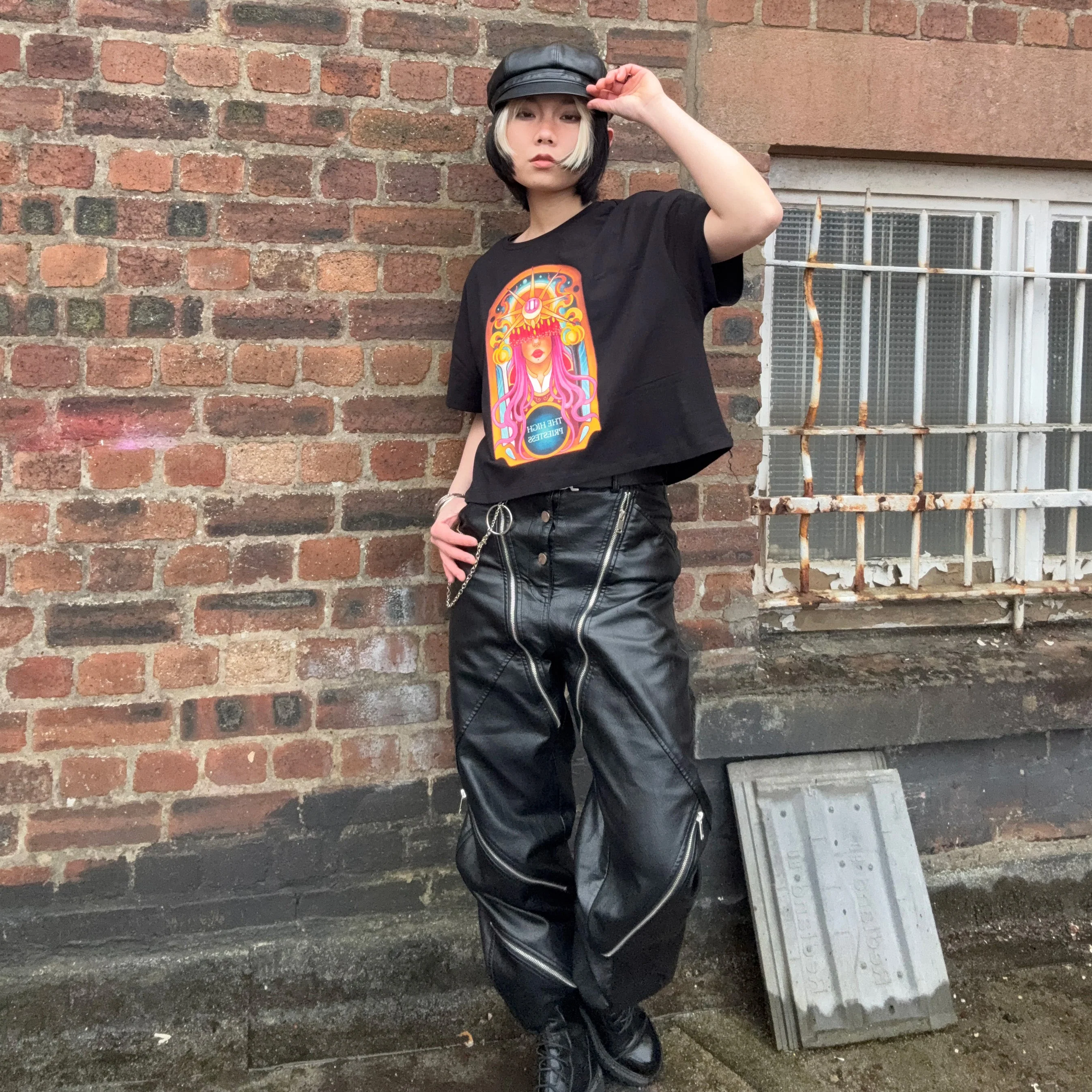 Major Arcana Boxy Tee - II The High Priestess - Image 7