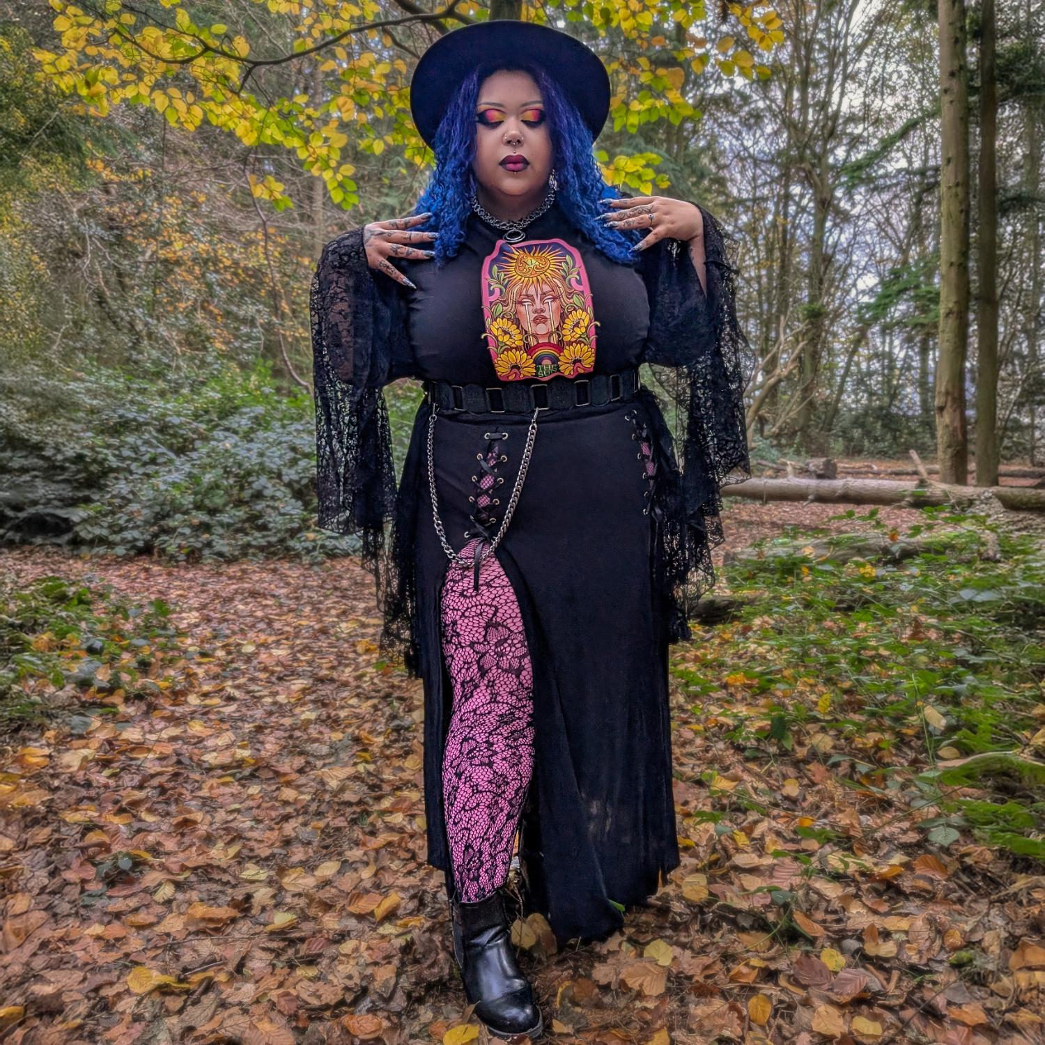 Major Arcana Baby Tee - XIX The Sun - Image 3