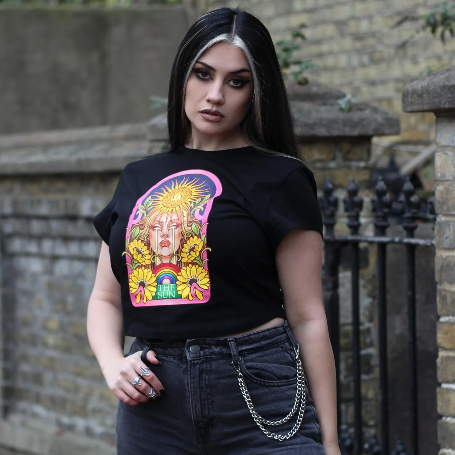 Major Arcana Baby Tee - XIX The Sun - Image 5