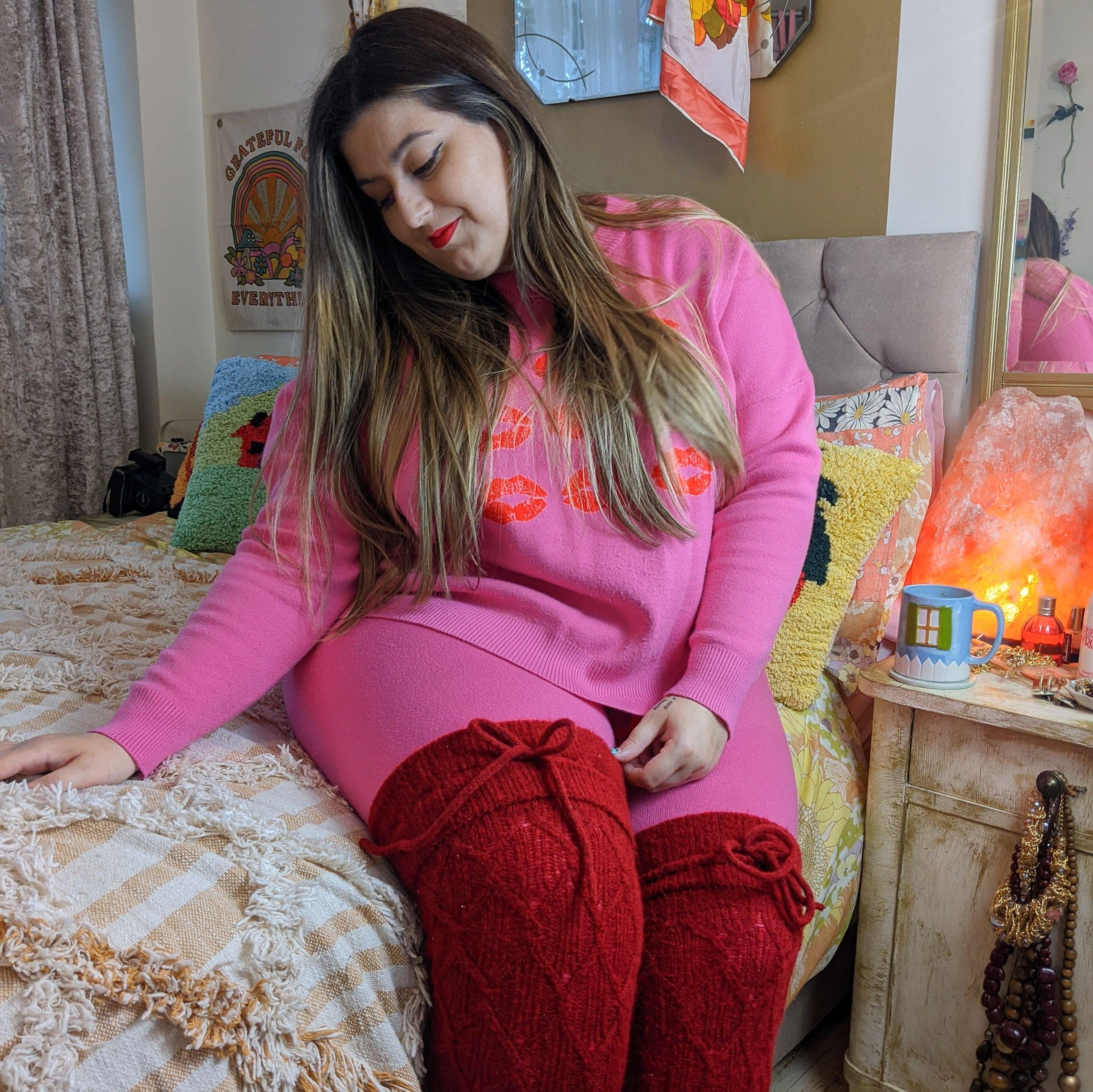 Thigh High Socks - Lobster - Image 10