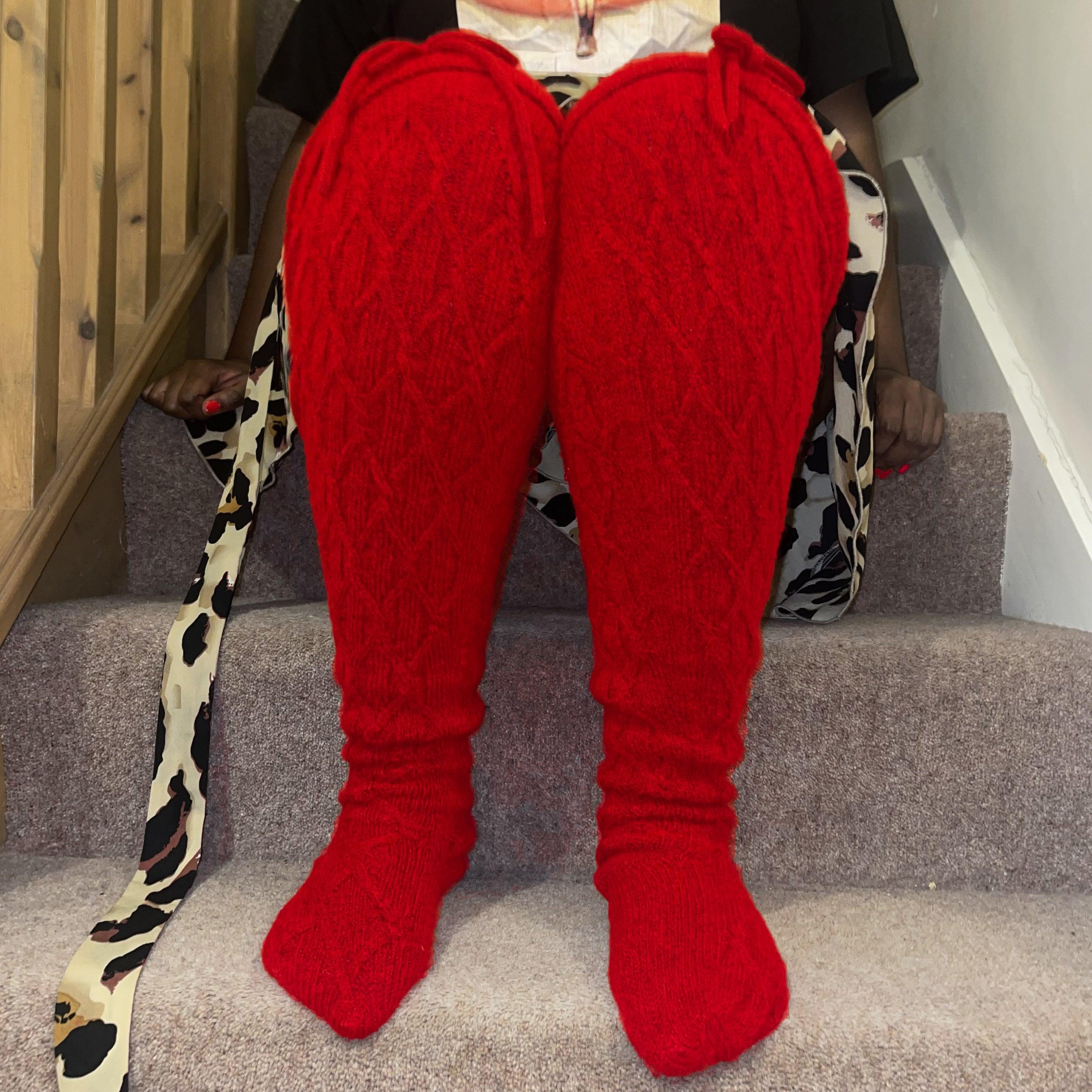 Thigh High Socks - Lobster - Image 15
