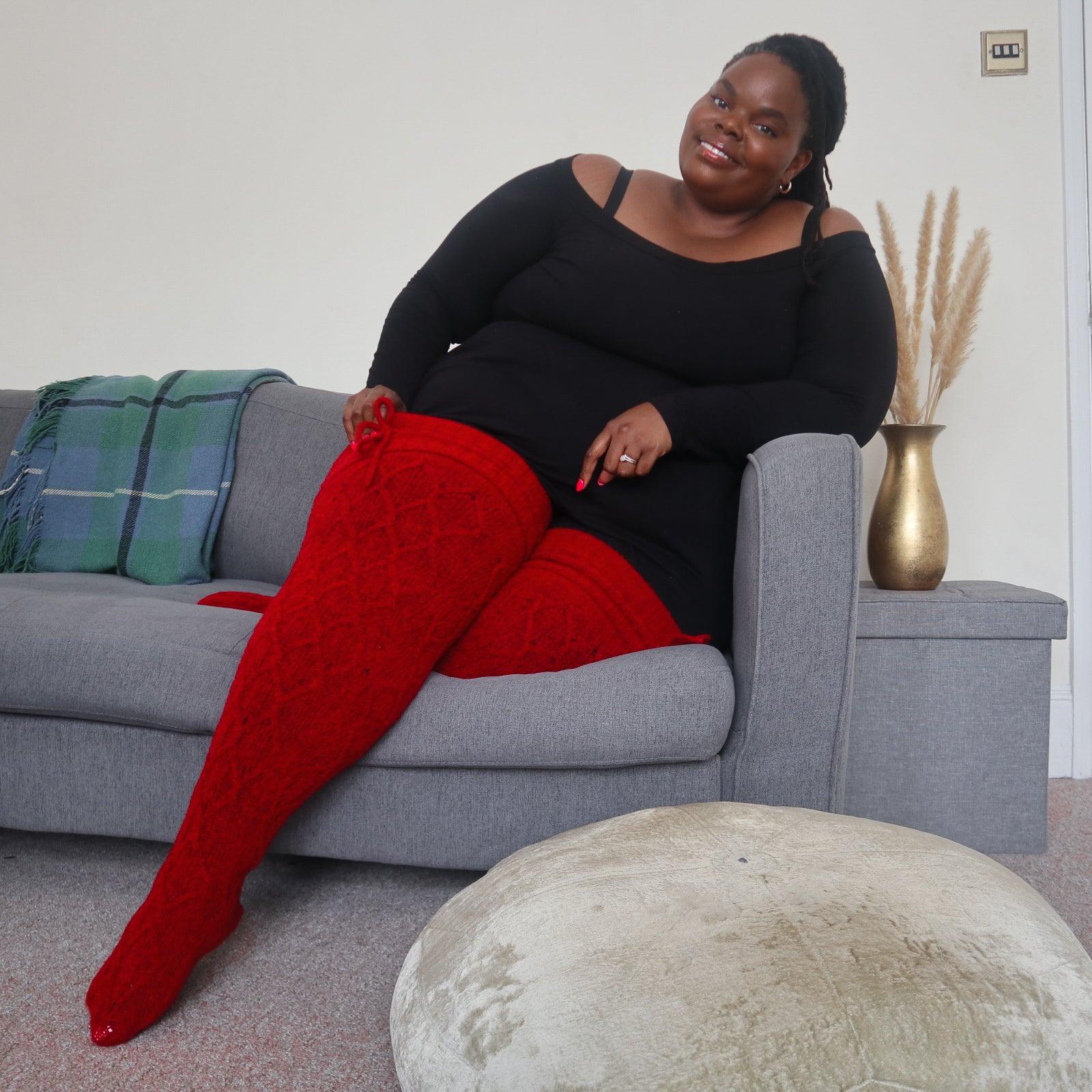 Thigh High Socks - Lobster - Image 3