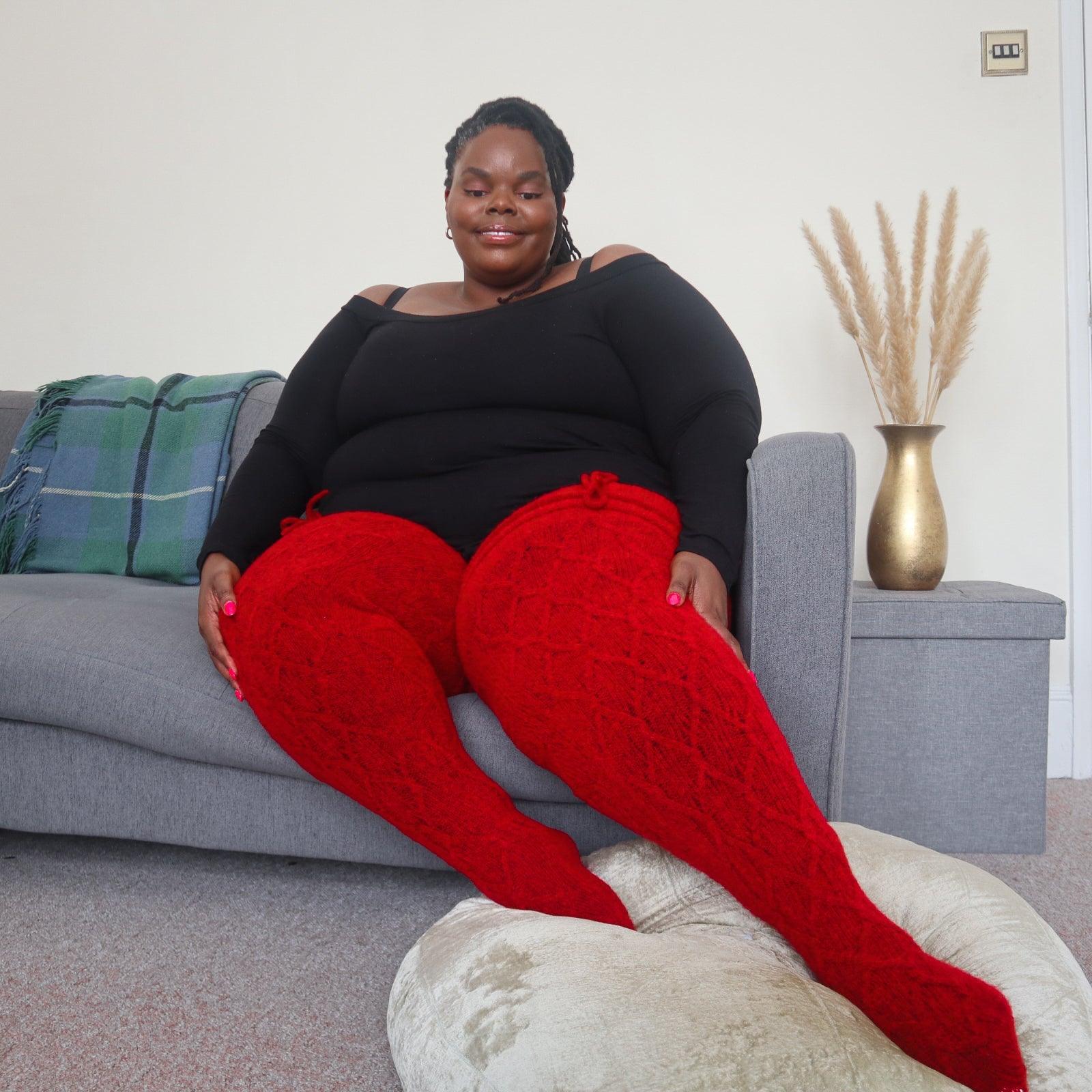 Thigh High Socks - Lobster - Image 8