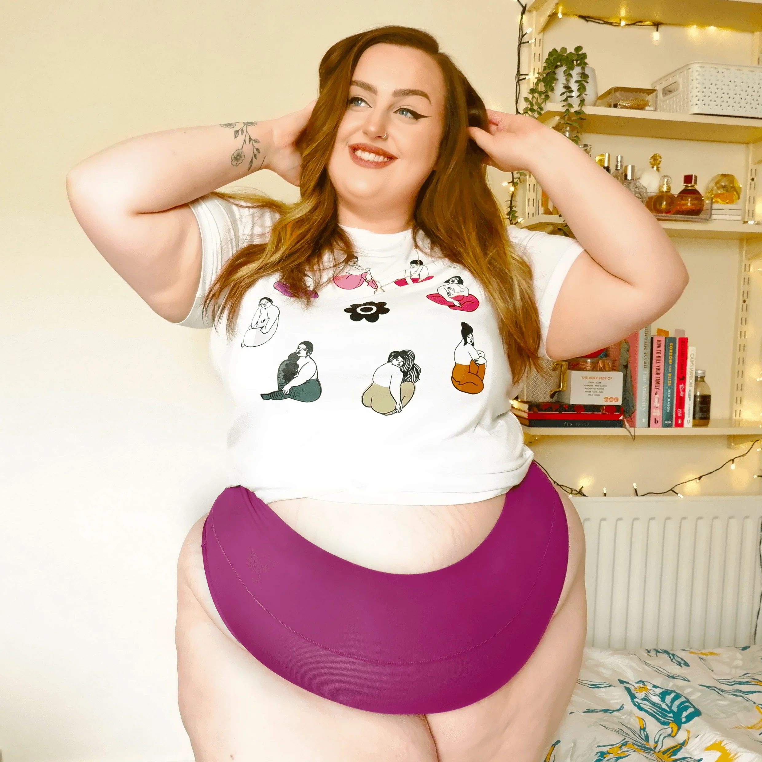 Organic Cotton Thong - Figgy Pudding - Image 2
