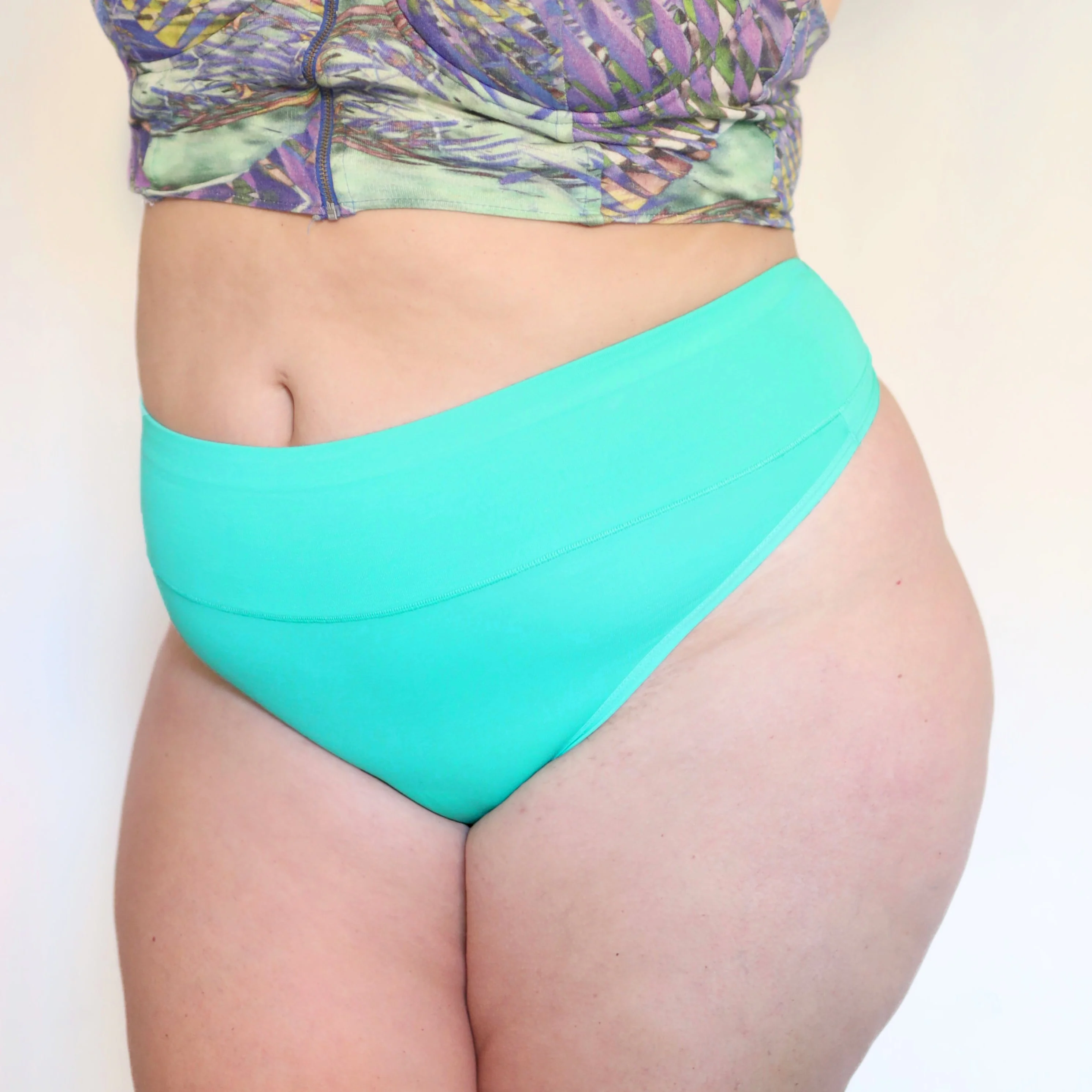 Organic Cotton Thong - Mint - Image 5
