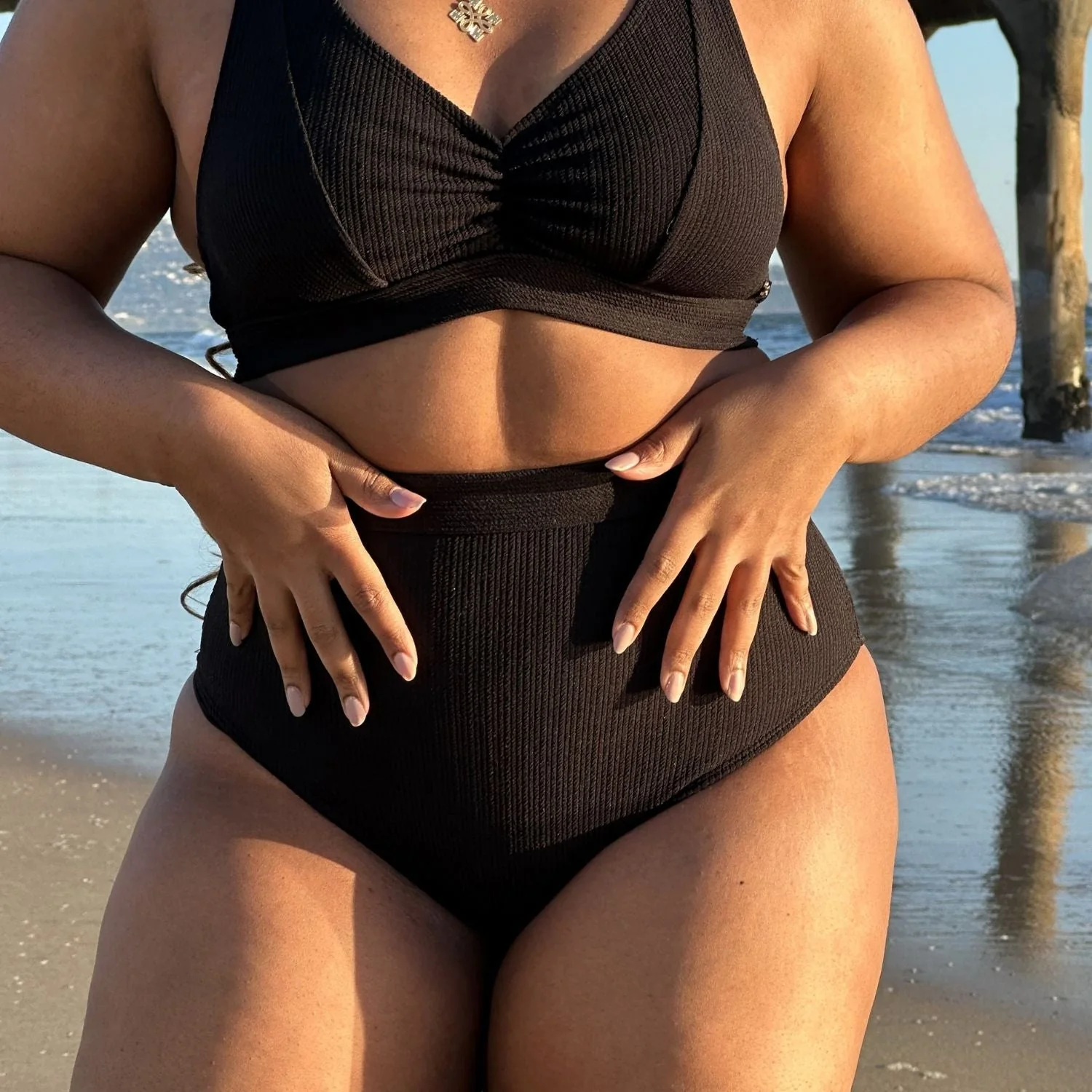 Tidelands Bikini - Black - Image 13