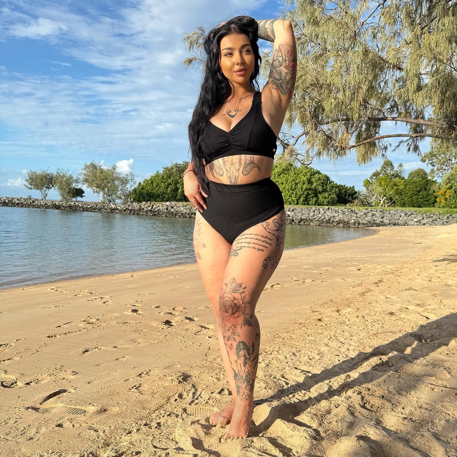 Tidelands Bikini - Black - Image 8