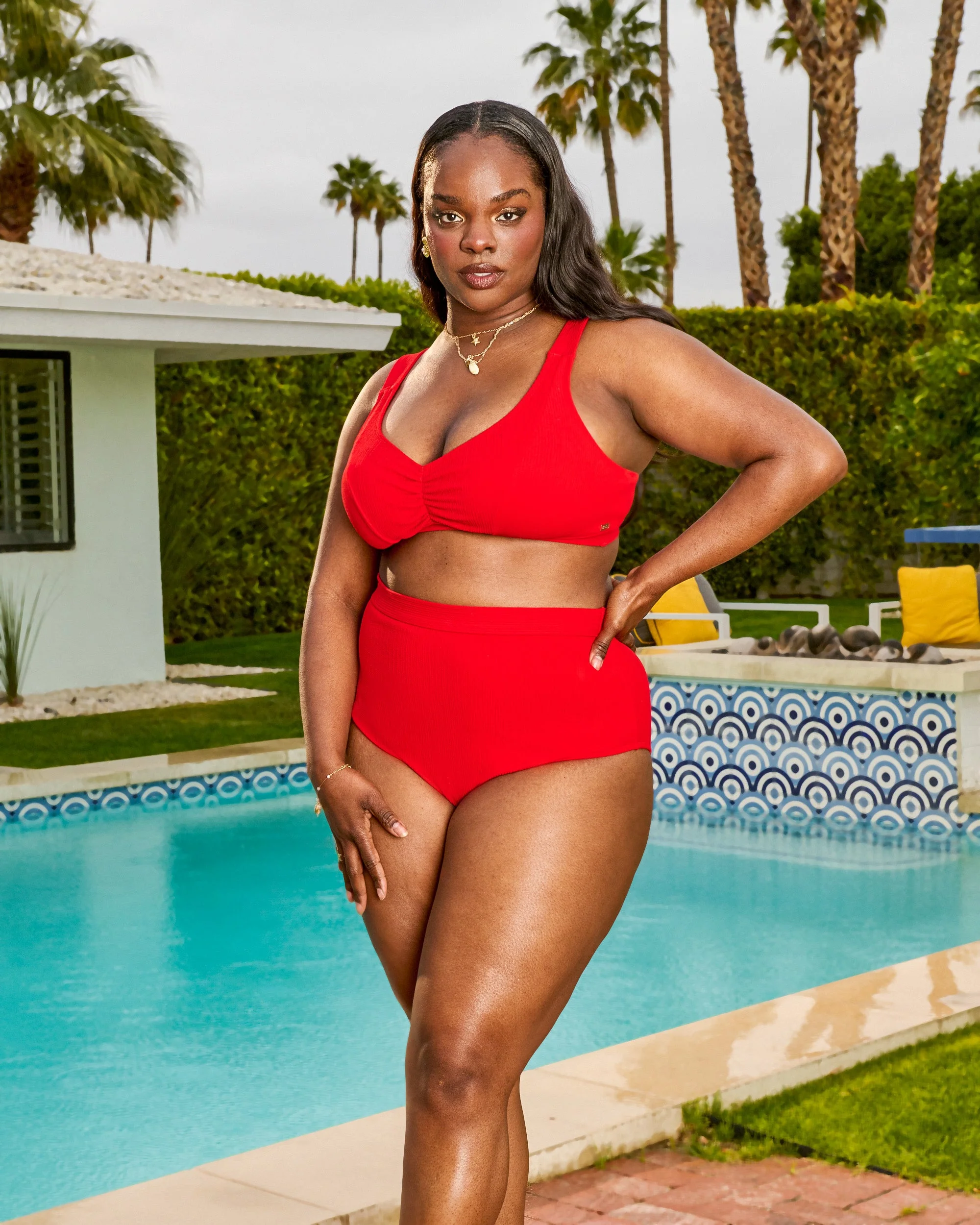 Tidelands Bikini - Red - Image 10