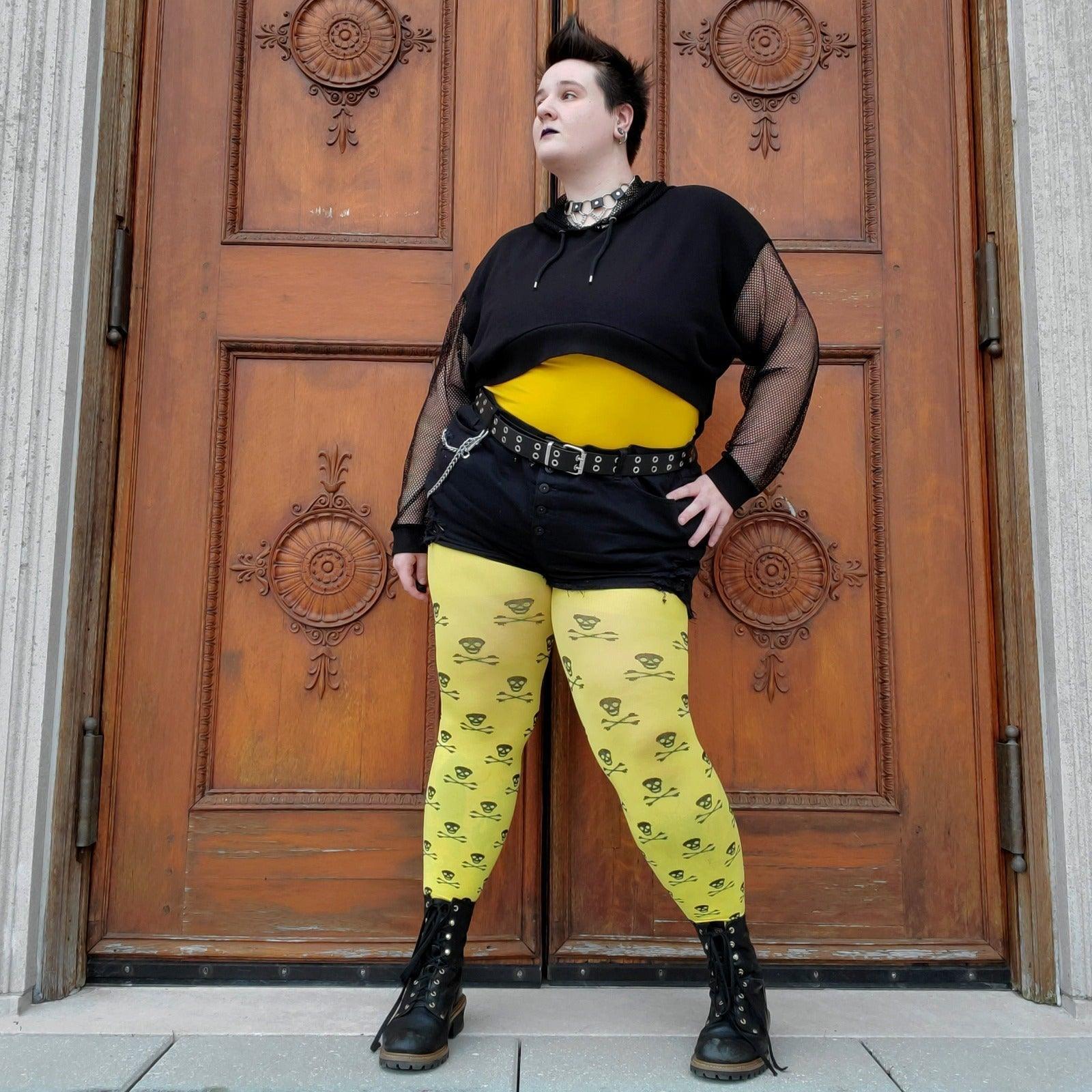 Opaque Tights Skullz - Toxic - Image 10