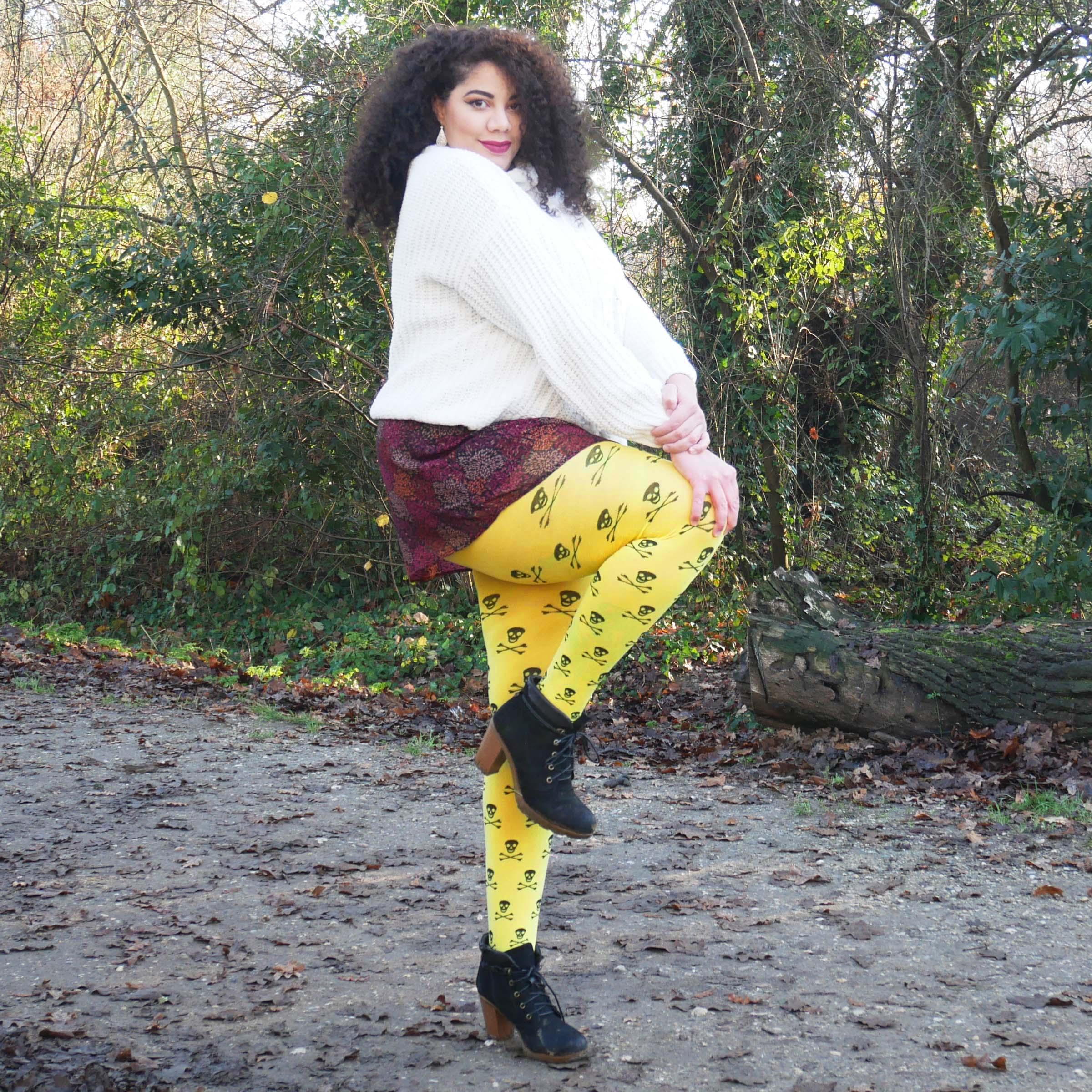 Opaque Tights Skullz - Toxic - Image 13