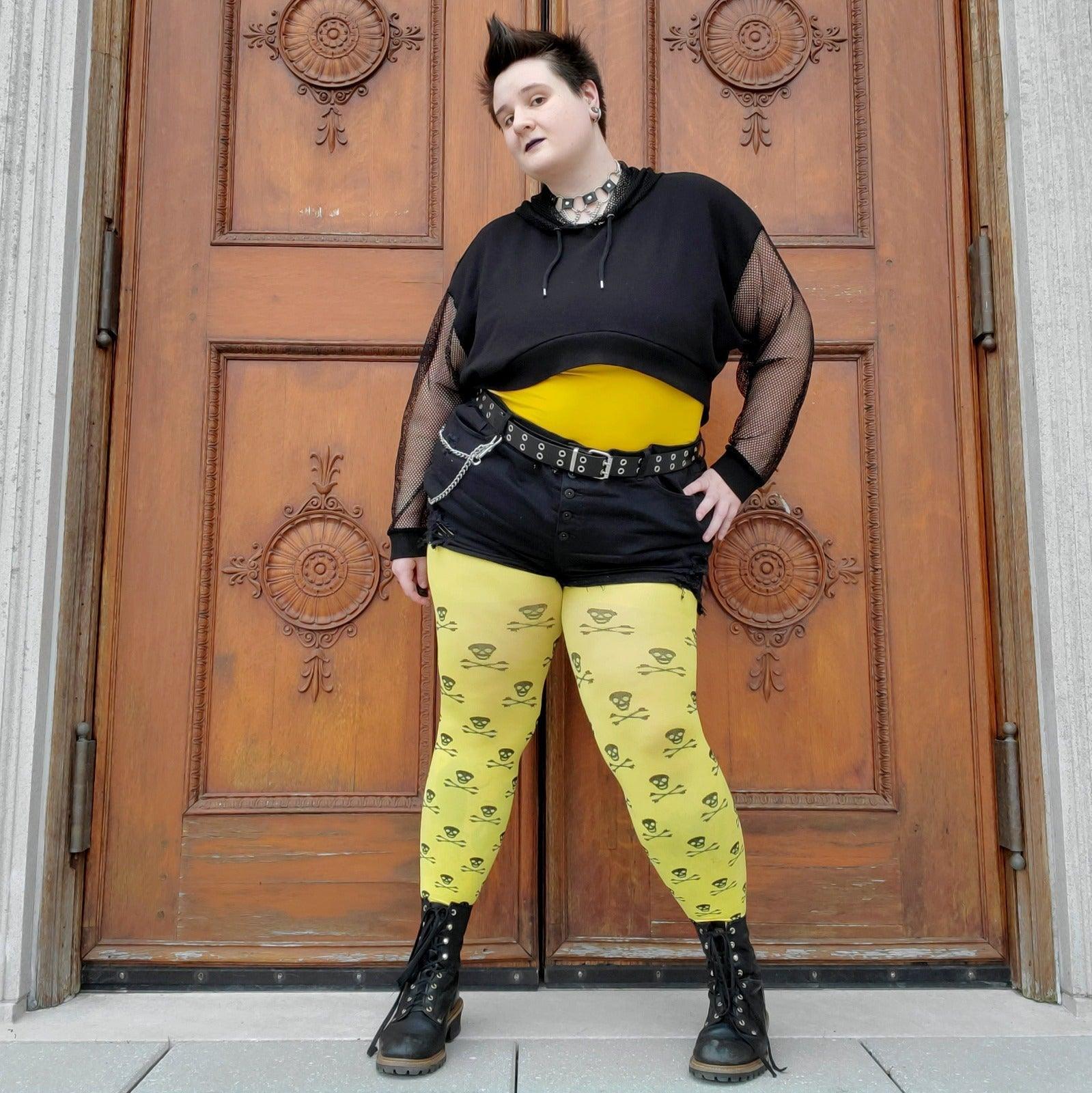 Opaque Tights Skullz - Toxic - Image 4