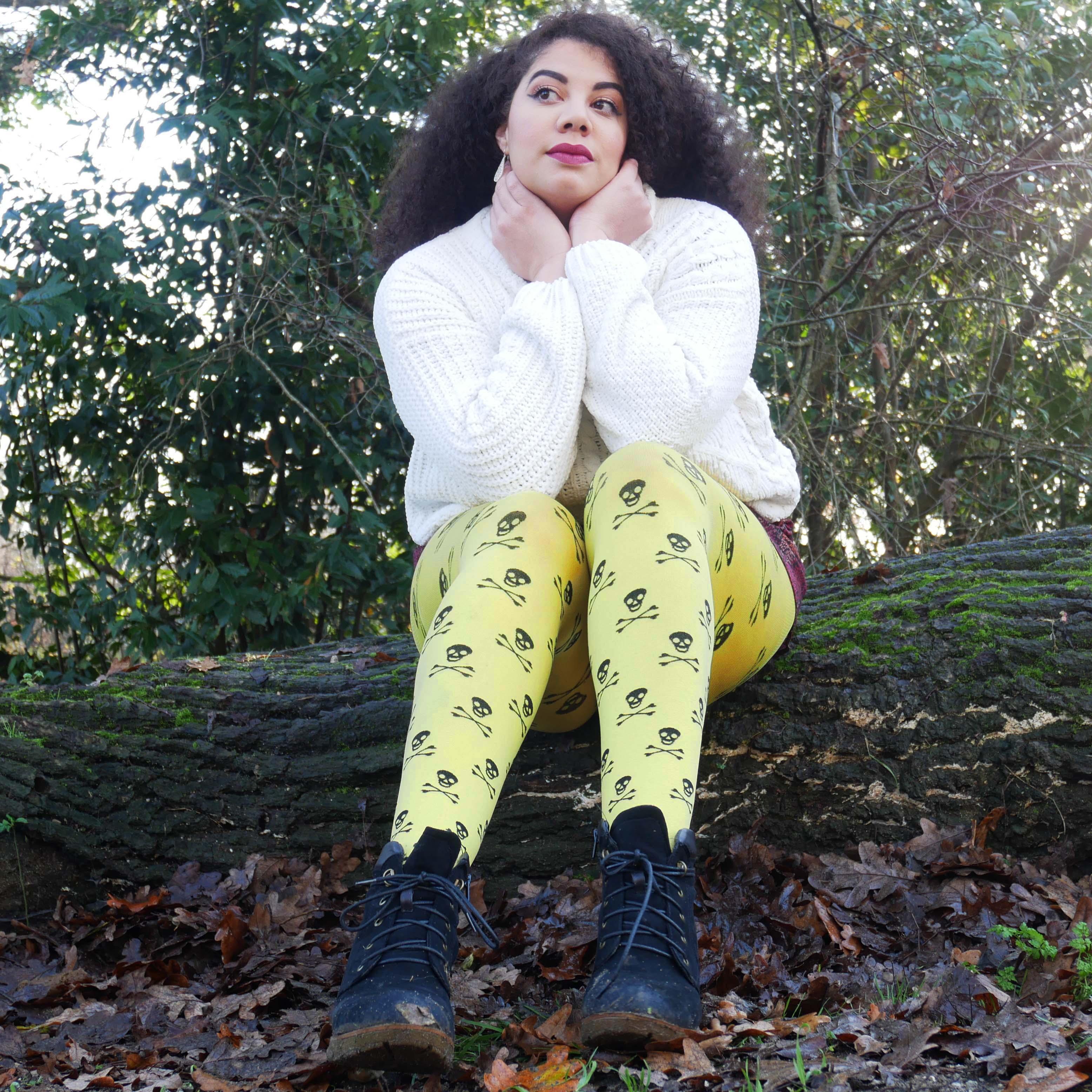 Opaque Tights Skullz - Toxic - Image 7