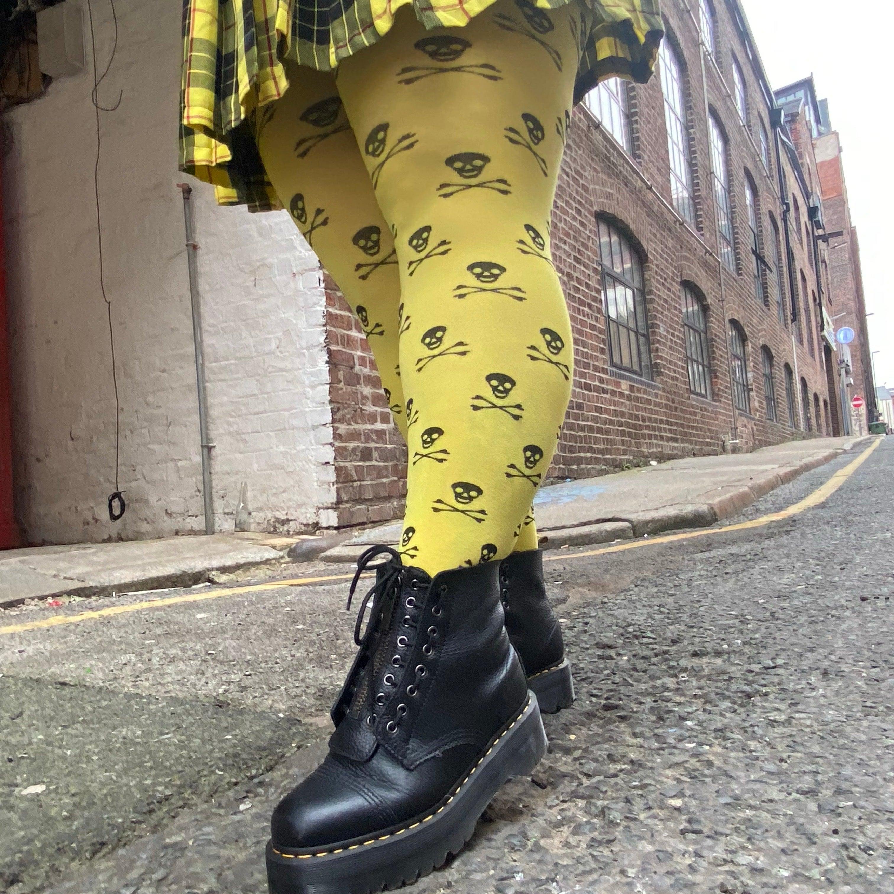 Opaque Tights Skullz - Toxic - Image 9