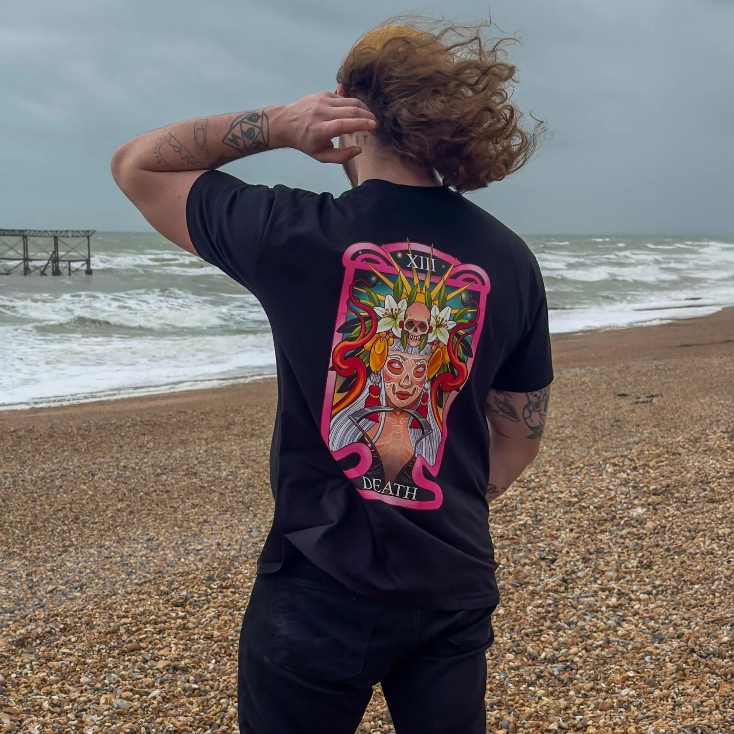 Major Arcana Unisex Tee - XIII Death - Image 3