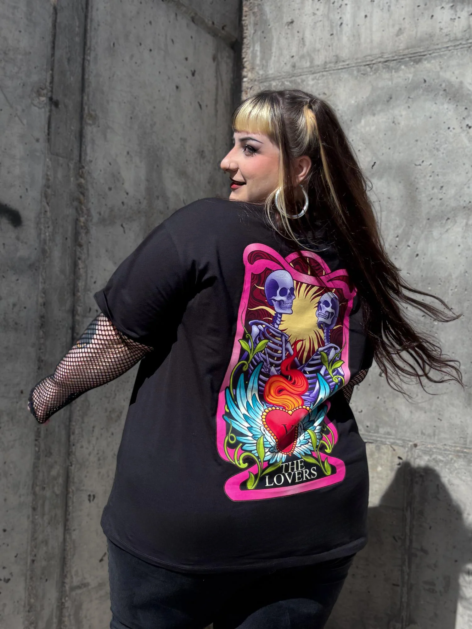 Major Arcana Unisex Tee - VI The Lovers - Image 3