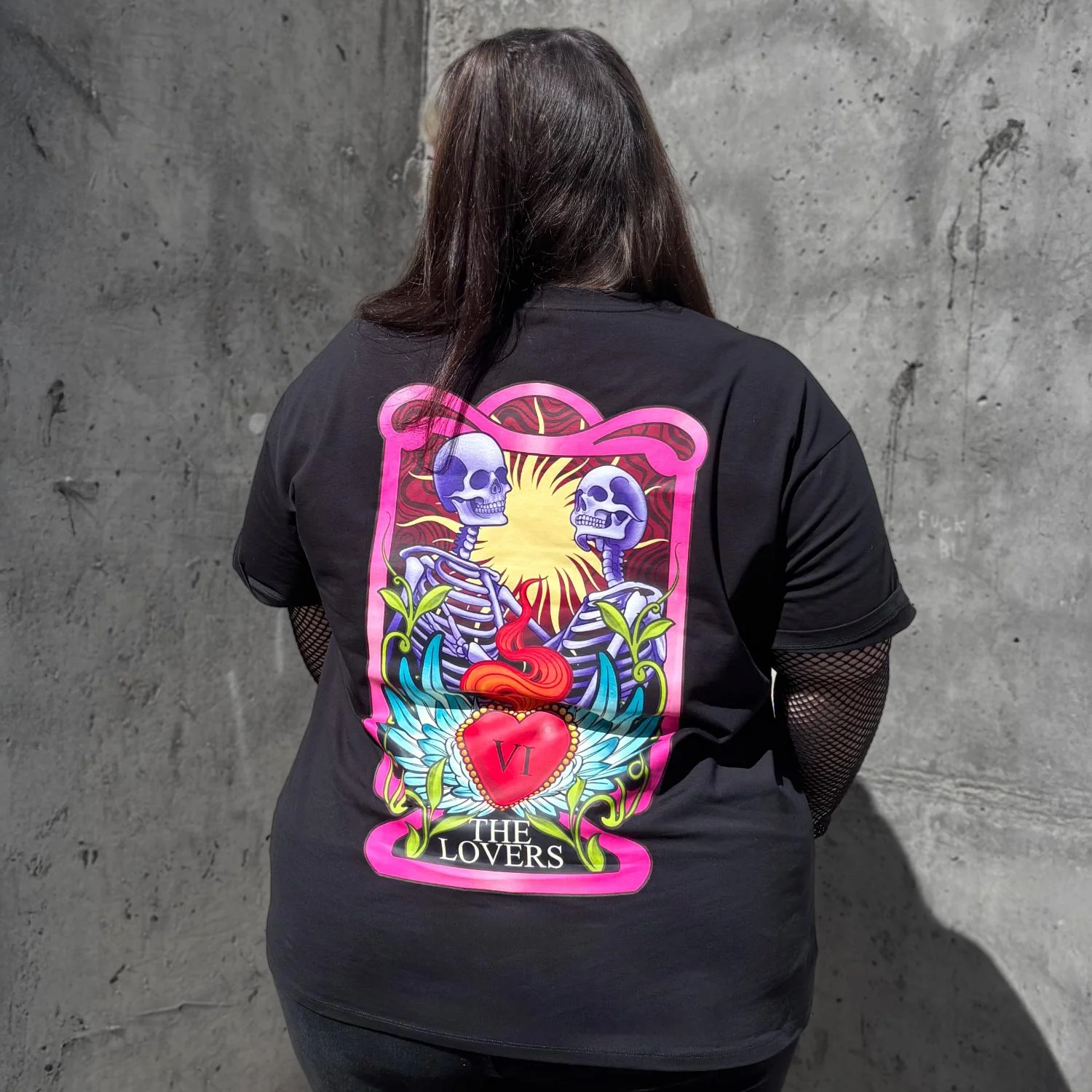 Major Arcana Unisex Tee - VI The Lovers - Image 4