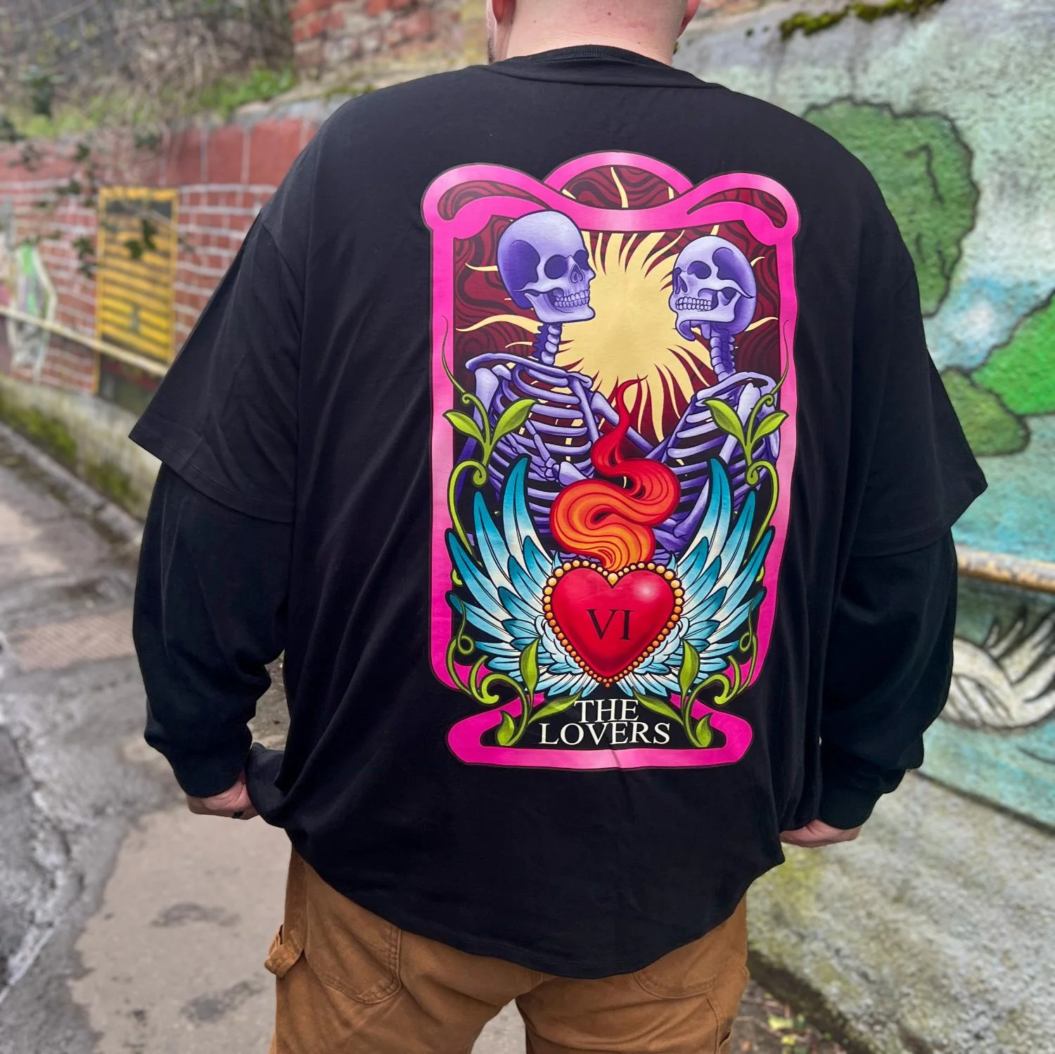 Major Arcana Unisex Tee - VI The Lovers - Image 8