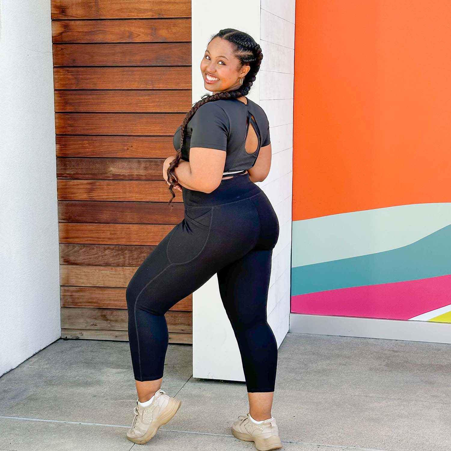Squat-Proof Leggings - Black - Image 12