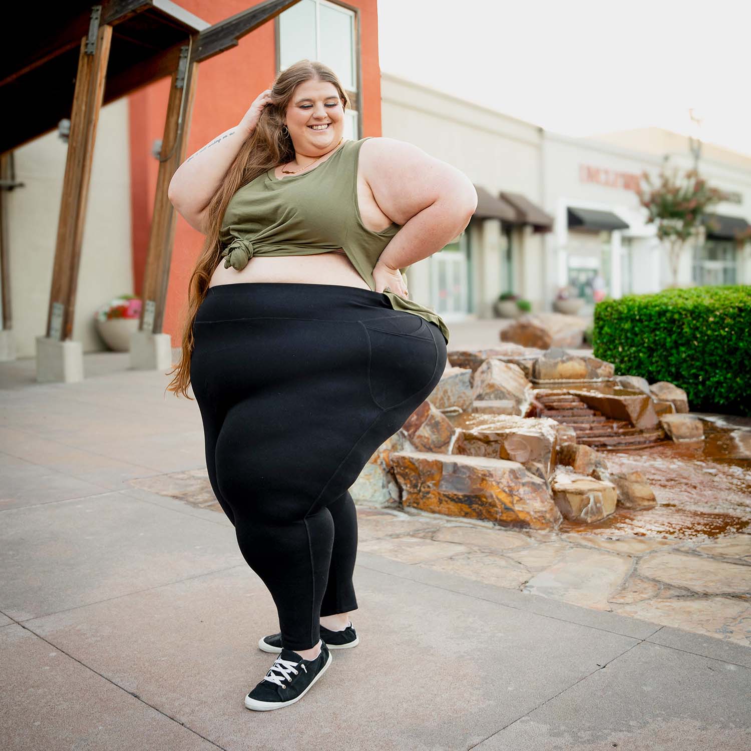 Squat-Proof Leggings - Black - Image 8
