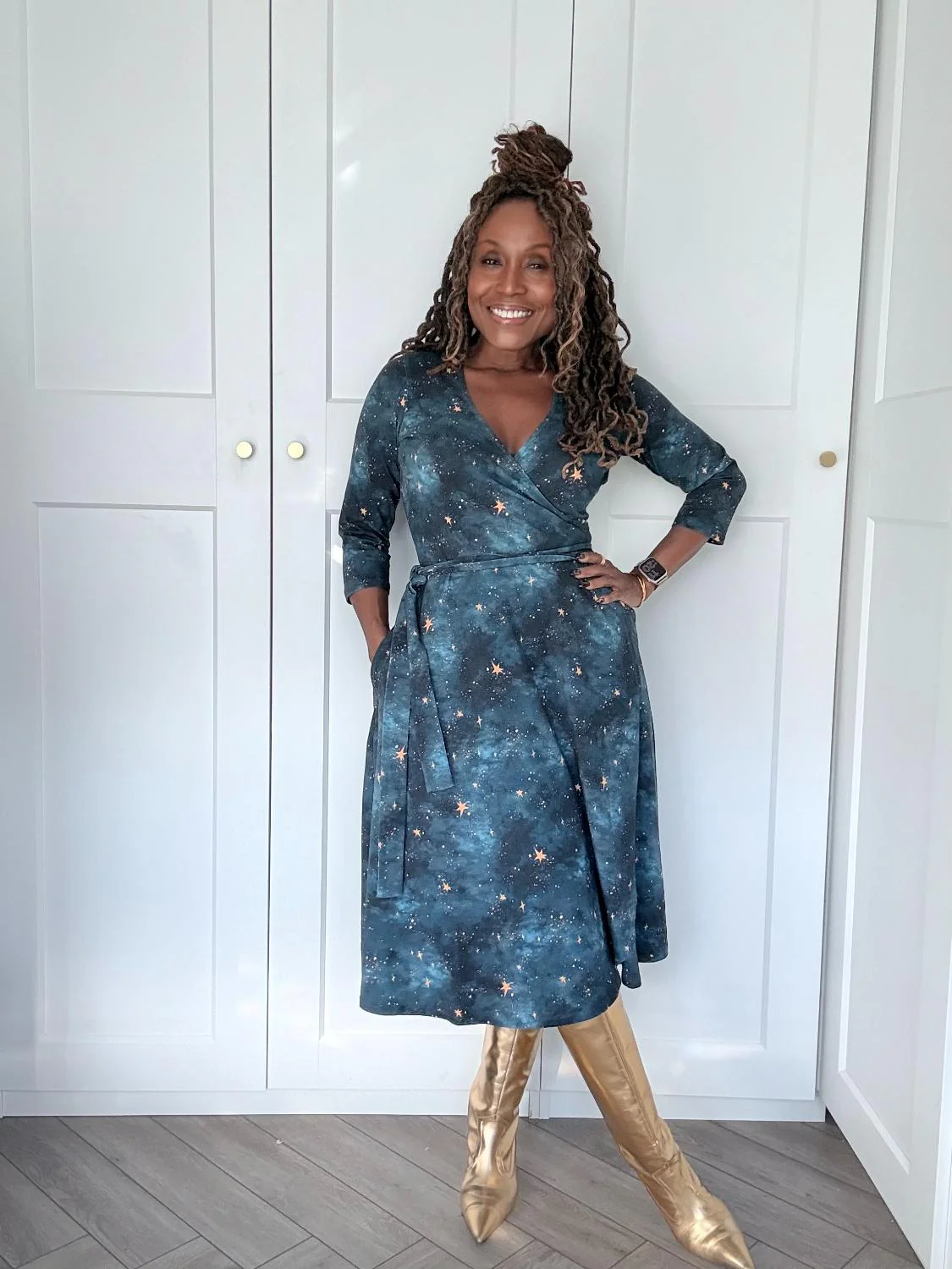 Nebula Wrap Dress - Image 11