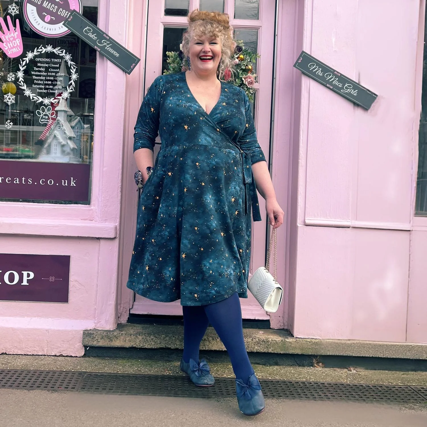 Nebula Wrap Dress - Image 12