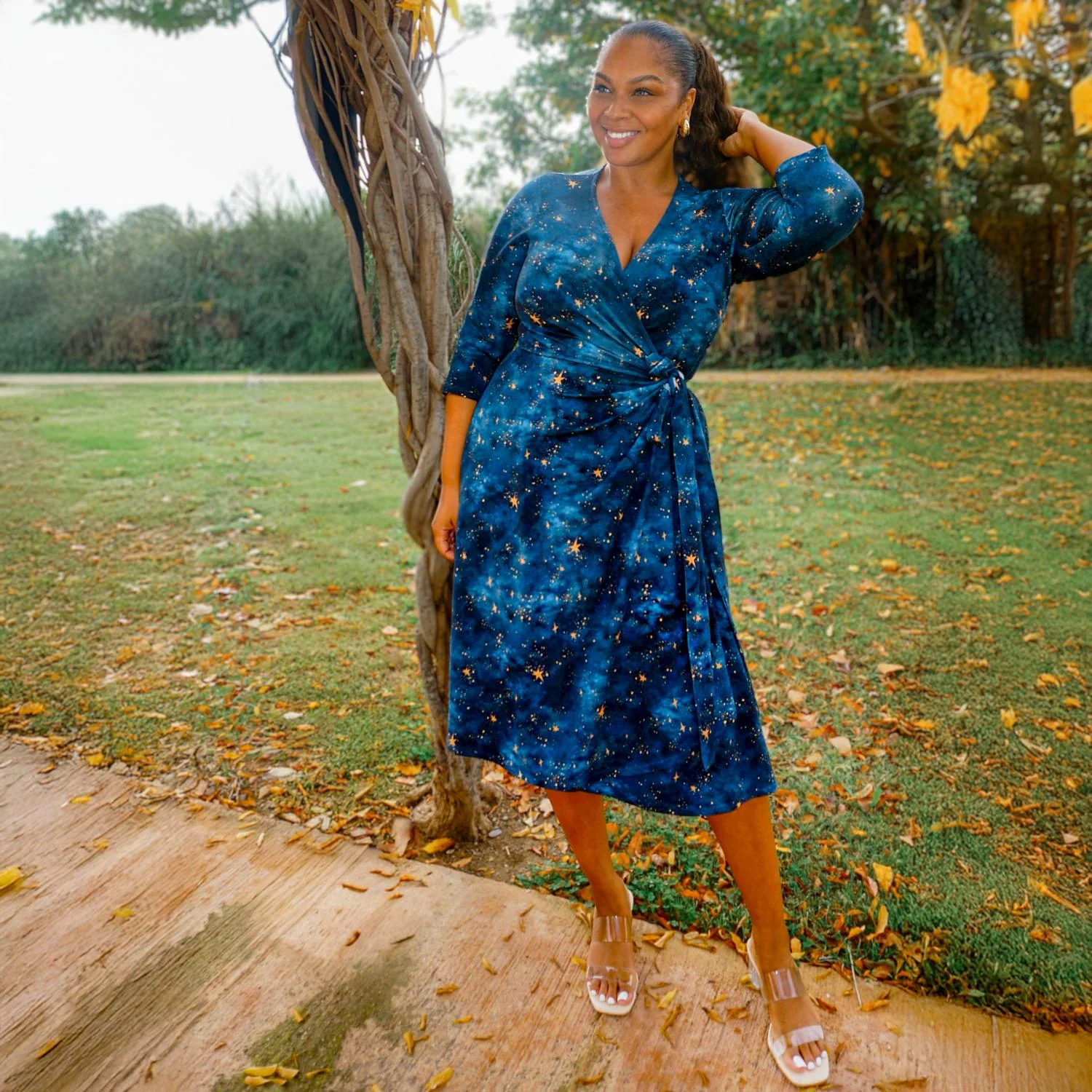 Nebula Wrap Dress - Image 14