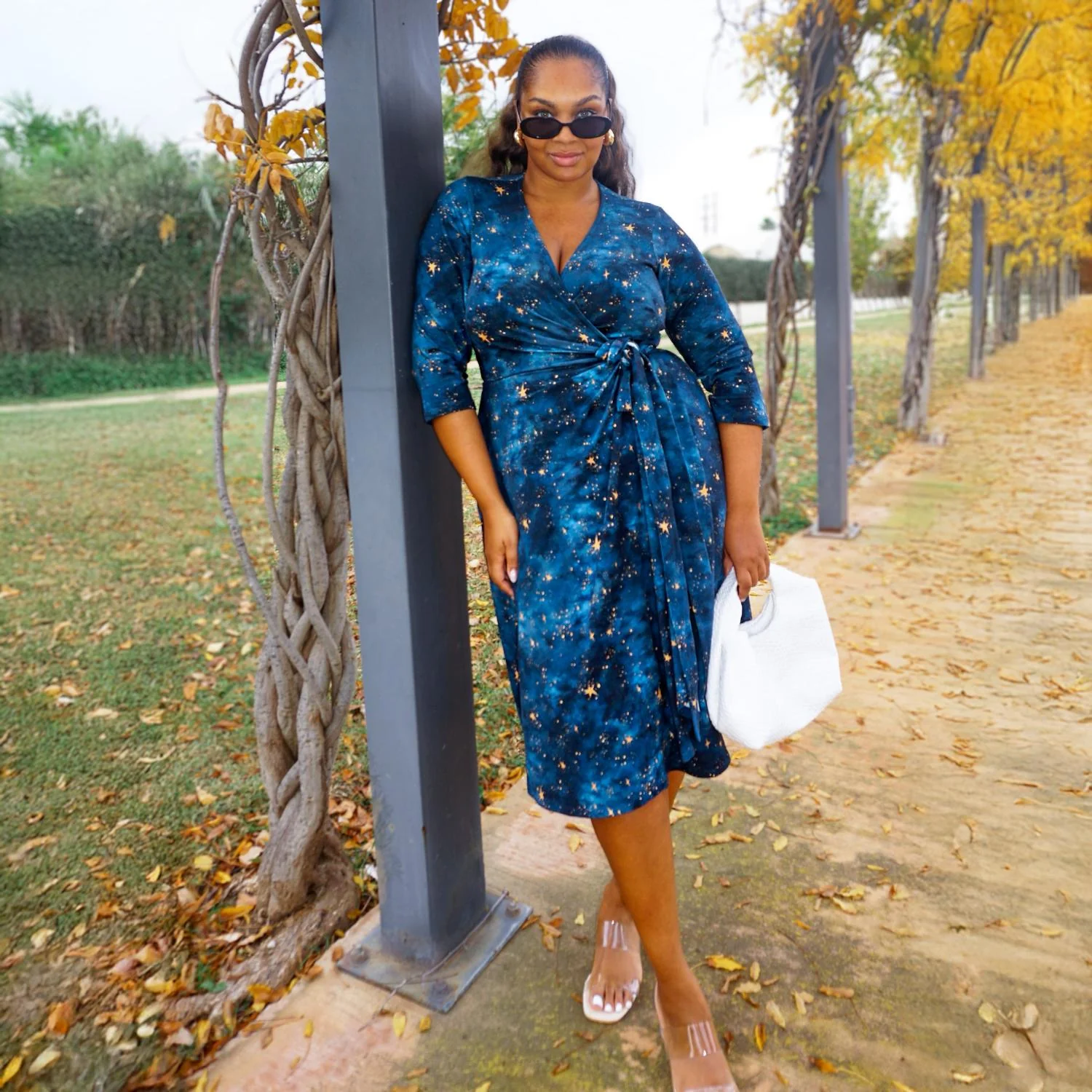 Nebula Wrap Dress - Image 17