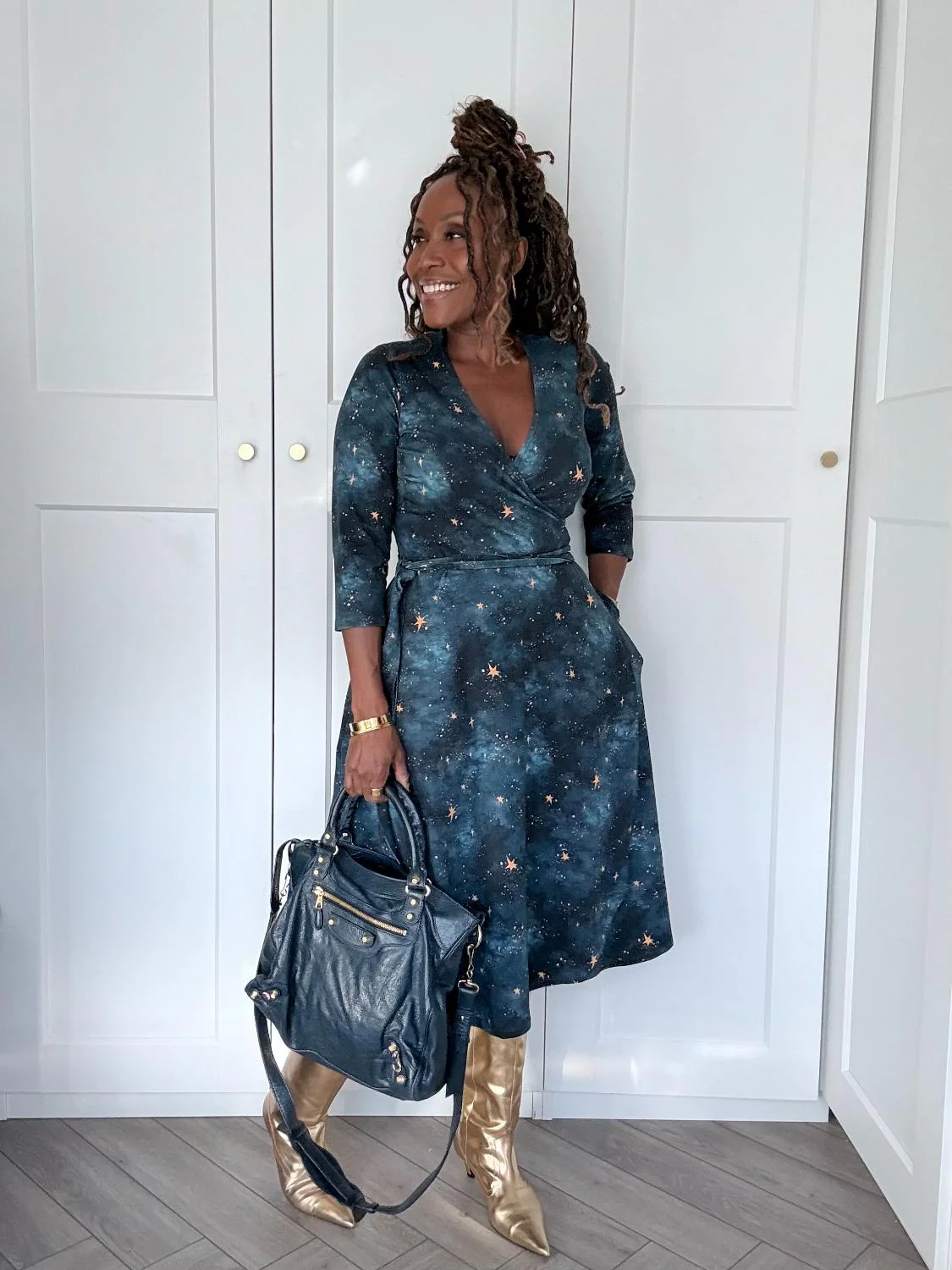 Nebula Wrap Dress - Image 18
