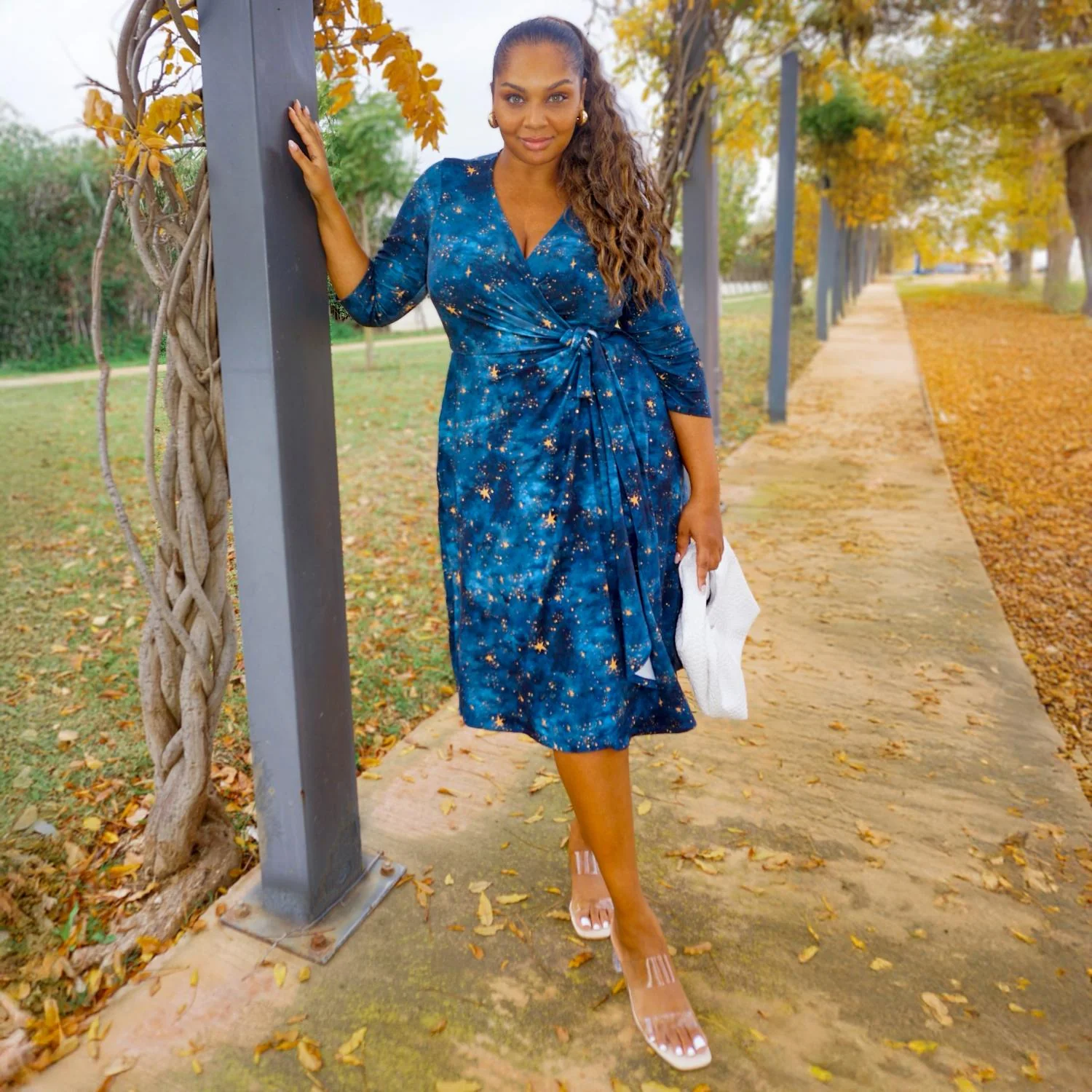 Nebula Wrap Dress - Image 4