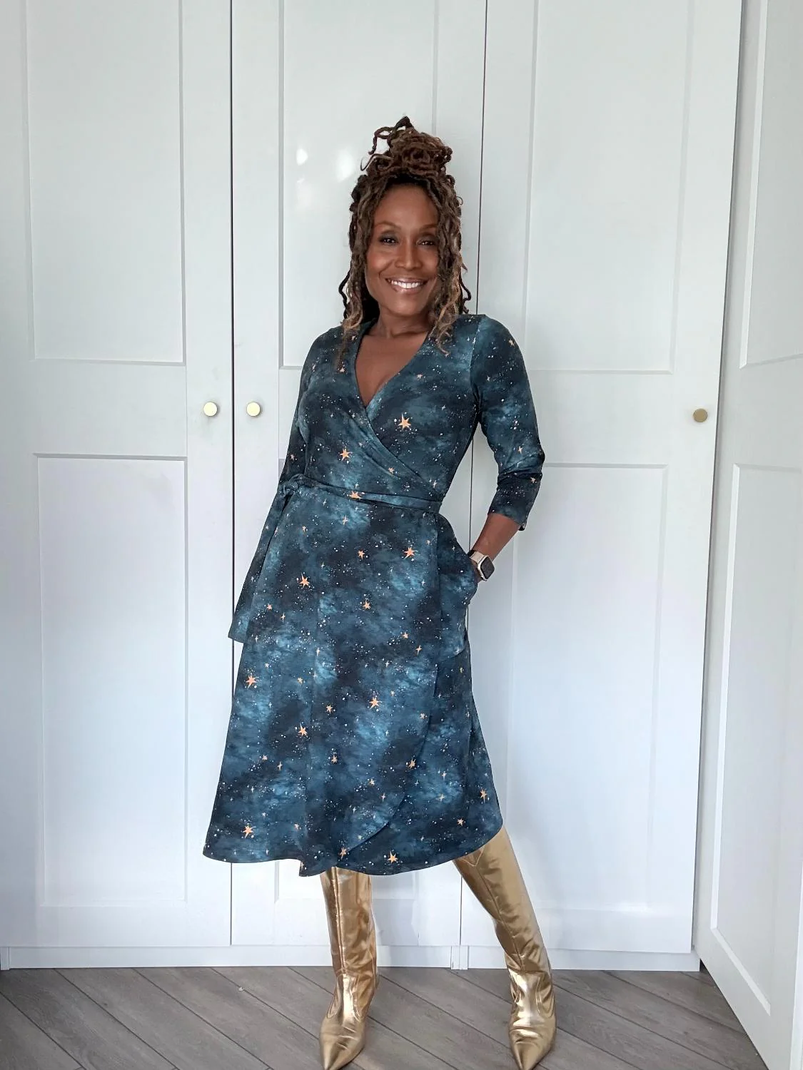 Nebula Wrap Dress - Image 8
